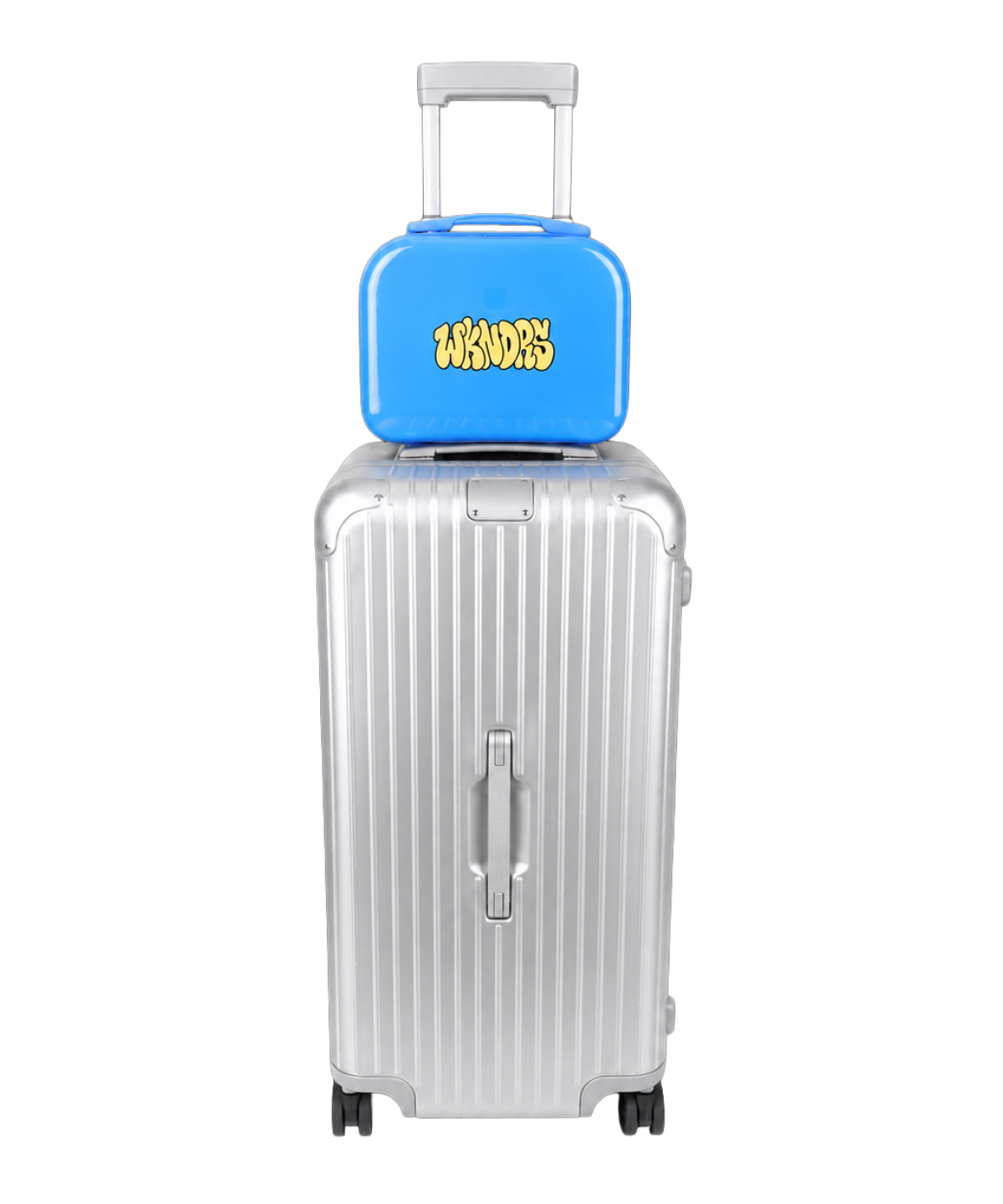 위캔더스(WKNDRS) GRAFFITI TRAVEL READY BAG (BLUE)