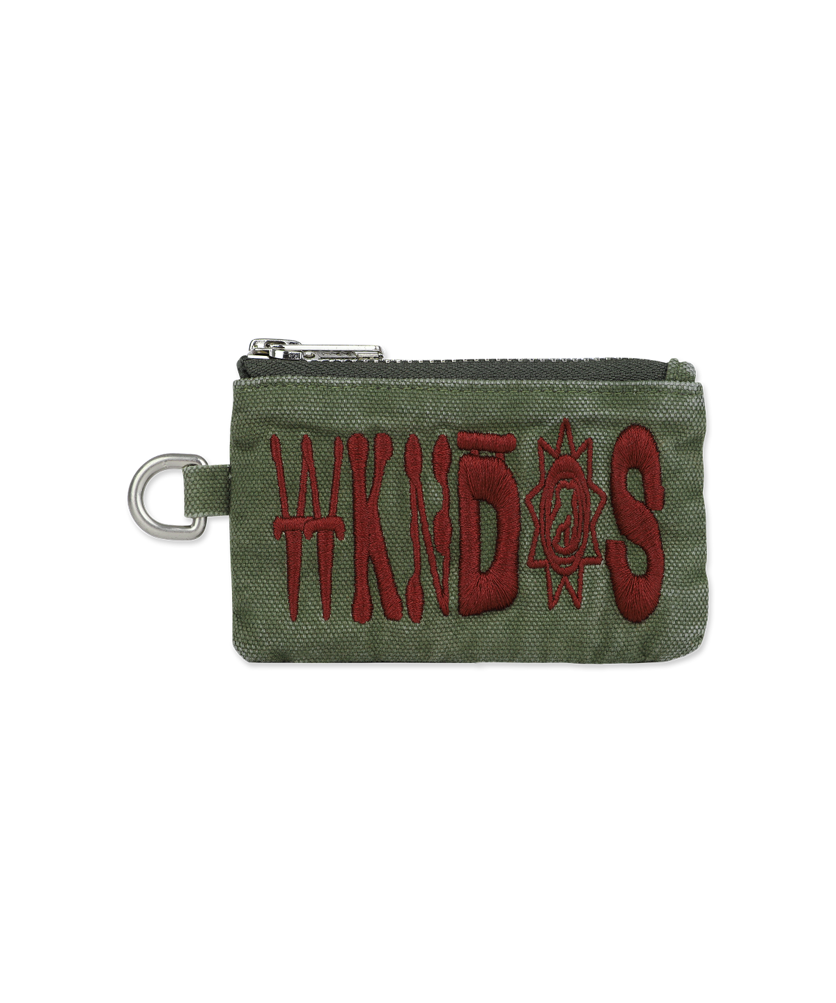 위캔더스(WKNDRS) [WKNDRS x GWAXNG] SNARL CARD WALLET (KHAKI)