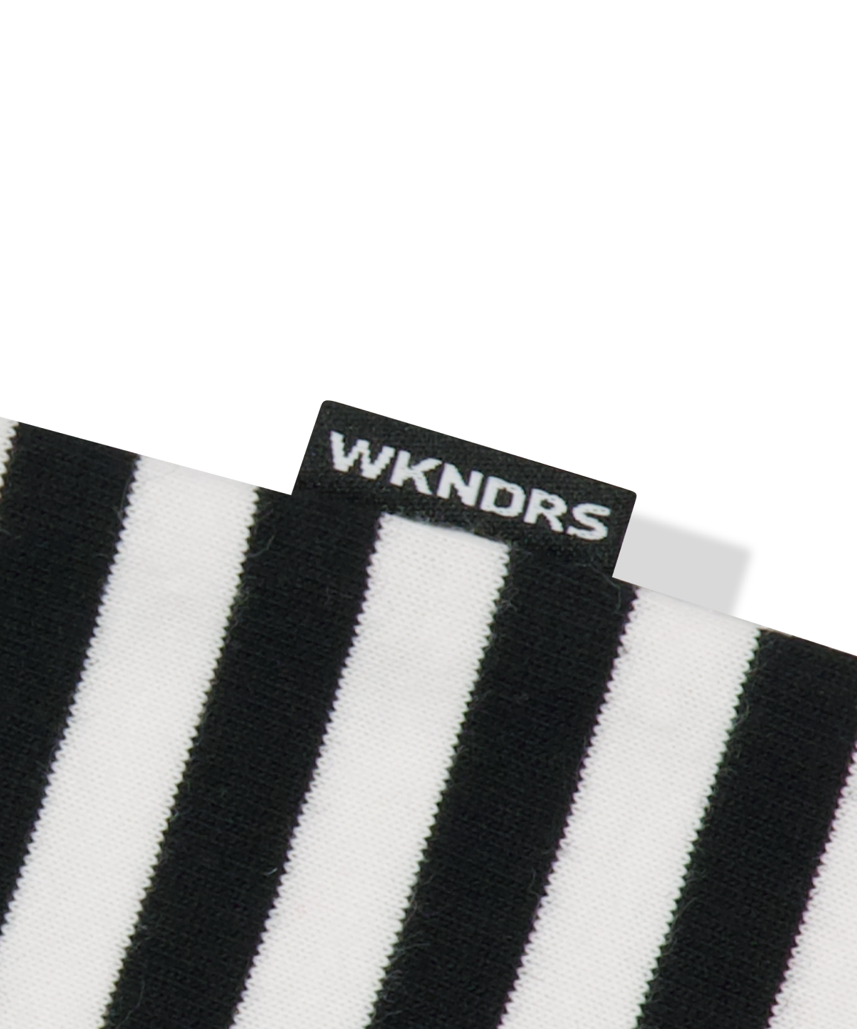 위캔더스(WKNDRS) [WKNDRS x GWAXNG] DULLY STRIPED T-SHIRT (BLACK)