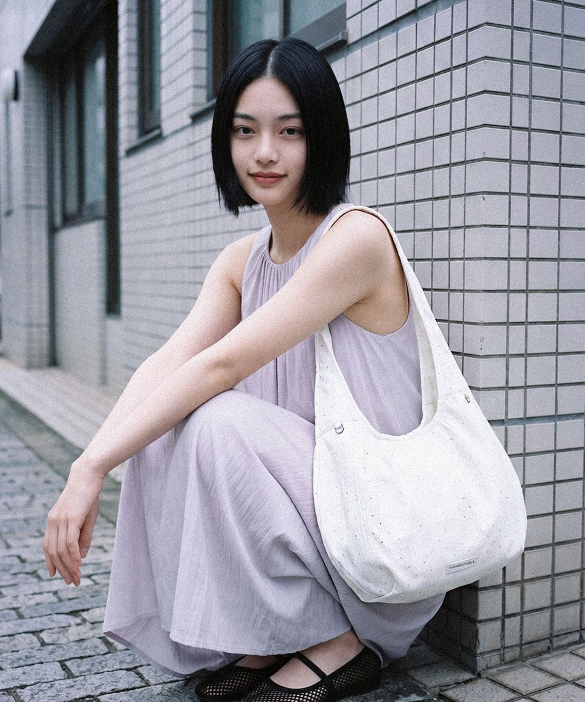 마스마룰즈(MASMARULEZ) Drop eco shoulder bag_Sun shower