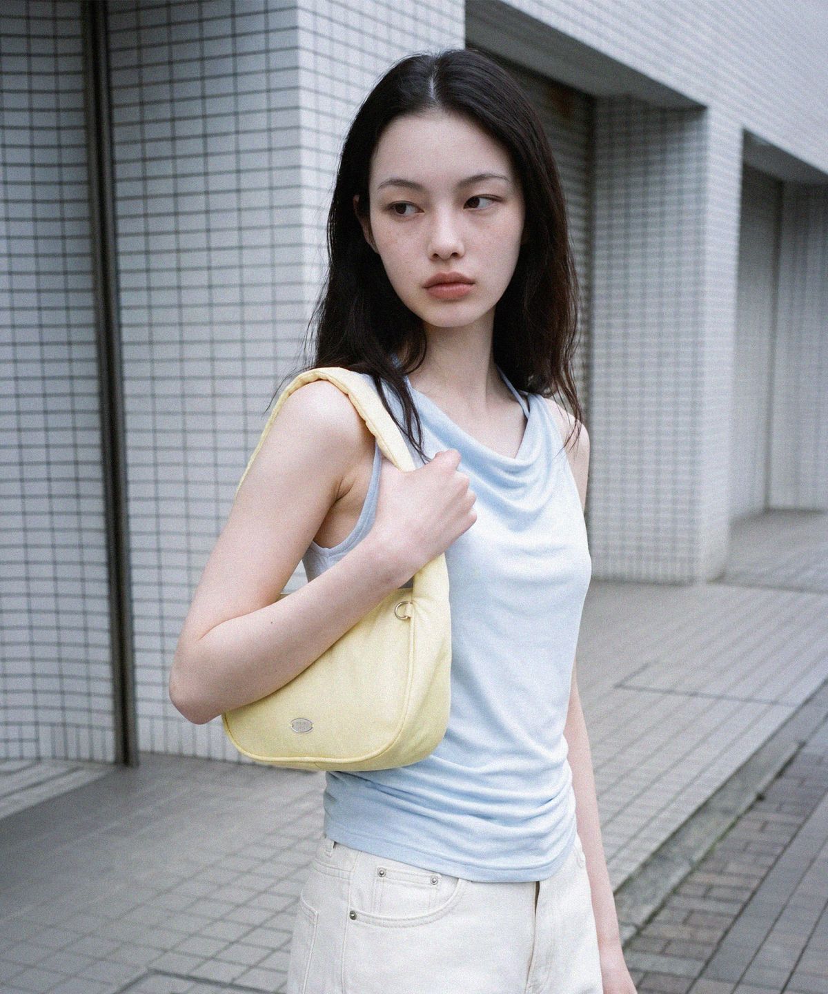 마스마룰즈(MASMARULEZ) Liri mini tote bag_Lemon