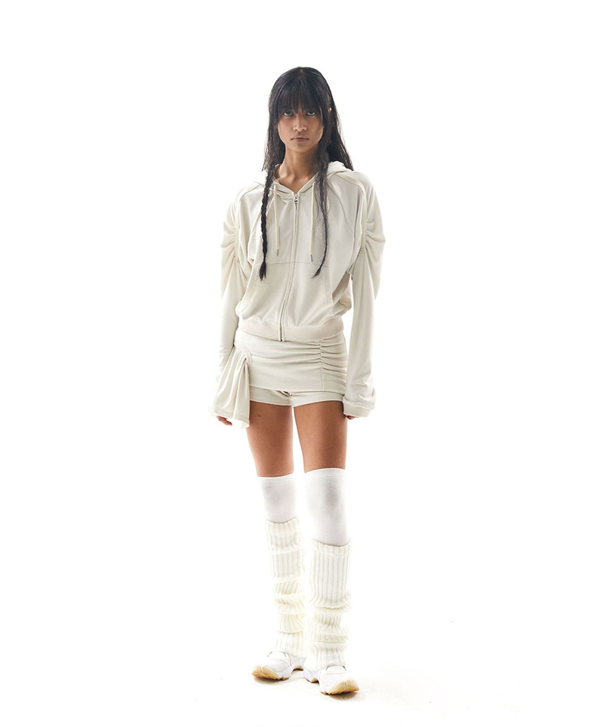 디프런티스(DIFFERENTIS) Runched Soft Hoodie (EU)