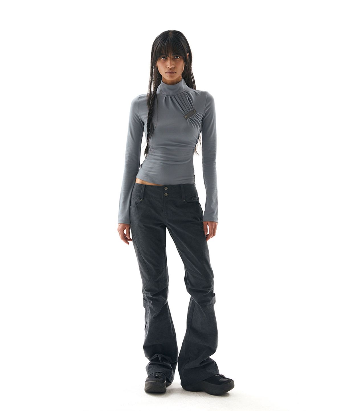 디프런티스(DIFFERENTIS) Gathered Mesh Top (MS)