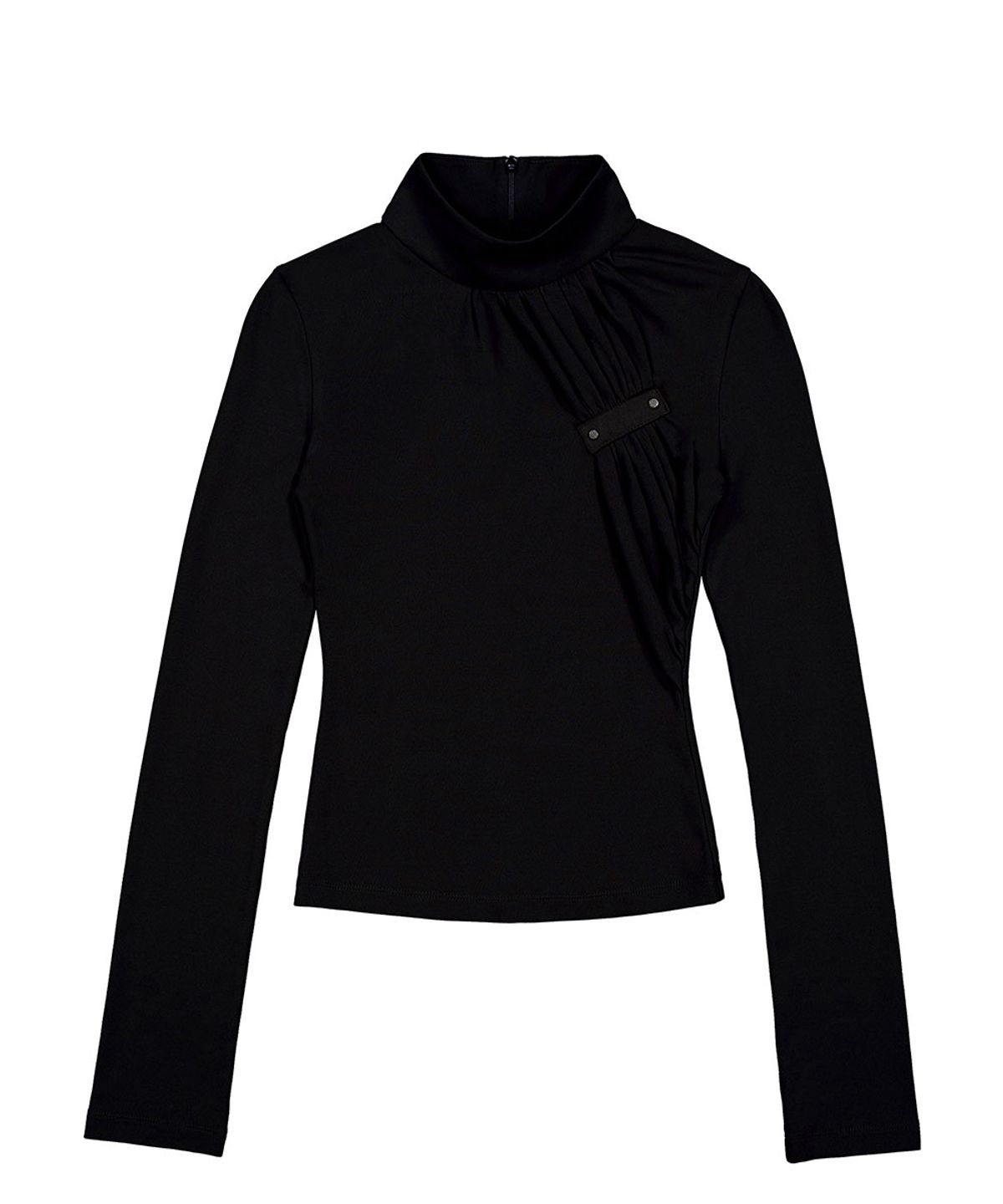 디프런티스(DIFFERENTIS) Gathered Mesh Top (BK)