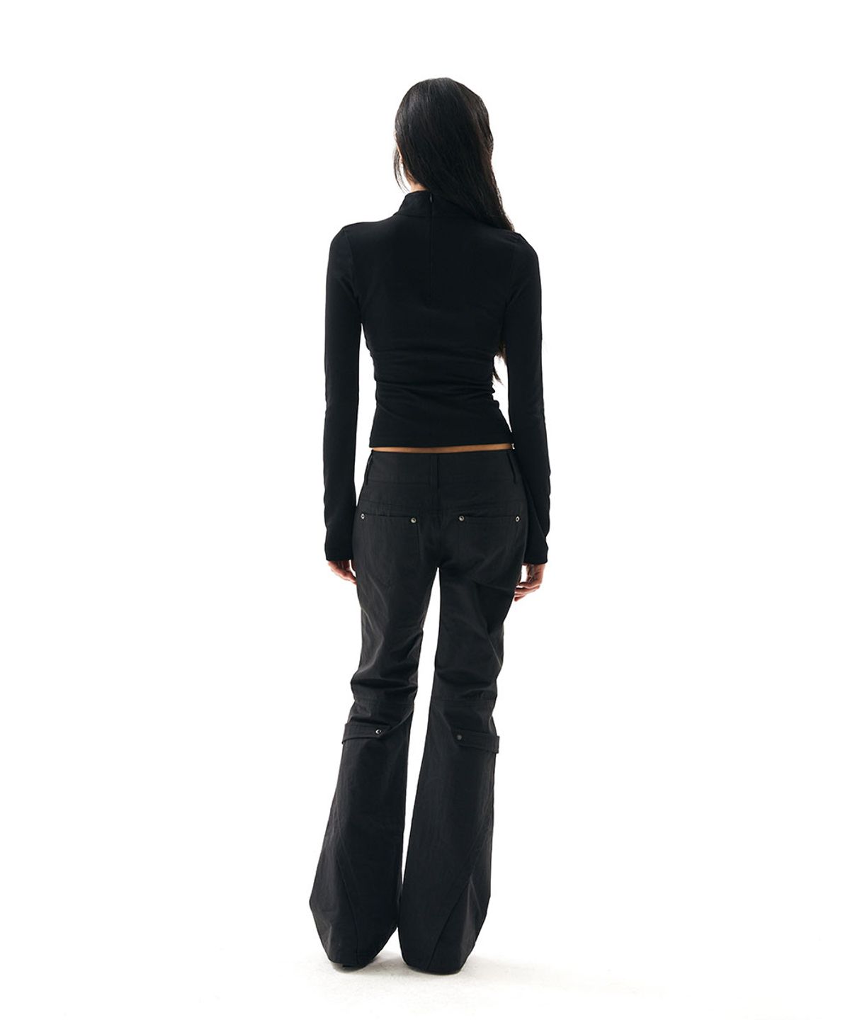 디프런티스(DIFFERENTIS) Moto Fit Pants (BK)