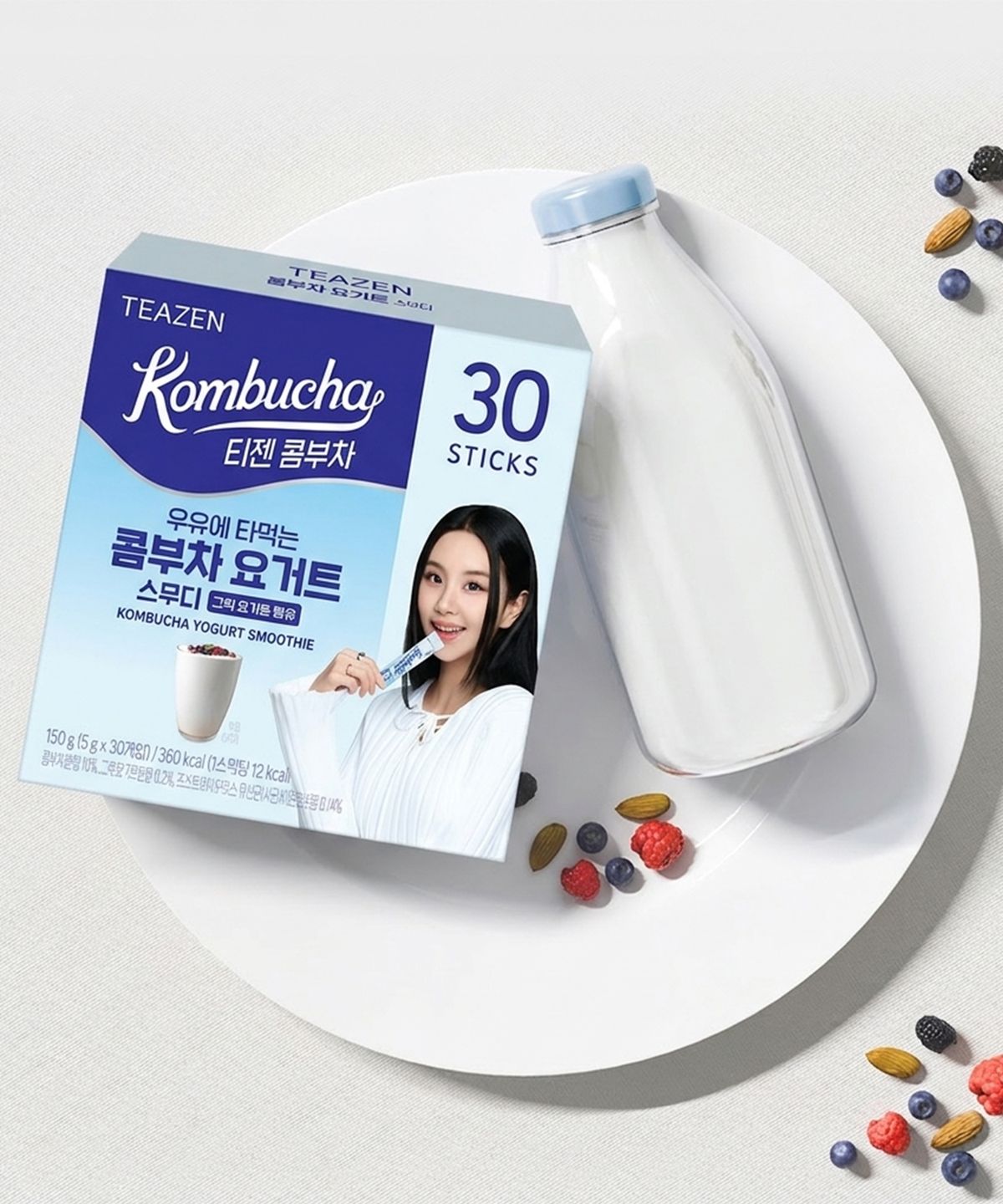 티젠(TEAZEN) 콤부차 요거트 스무디 30스틱X2박스
