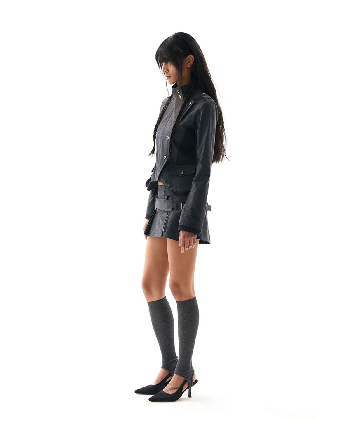디프런티스(DIFFERENTIS) Ammo Mini Skirt (ASH)