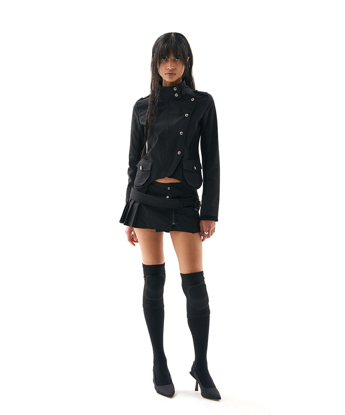 디프런티스(DIFFERENTIS) Ammo CN Mini Skirt (BK)