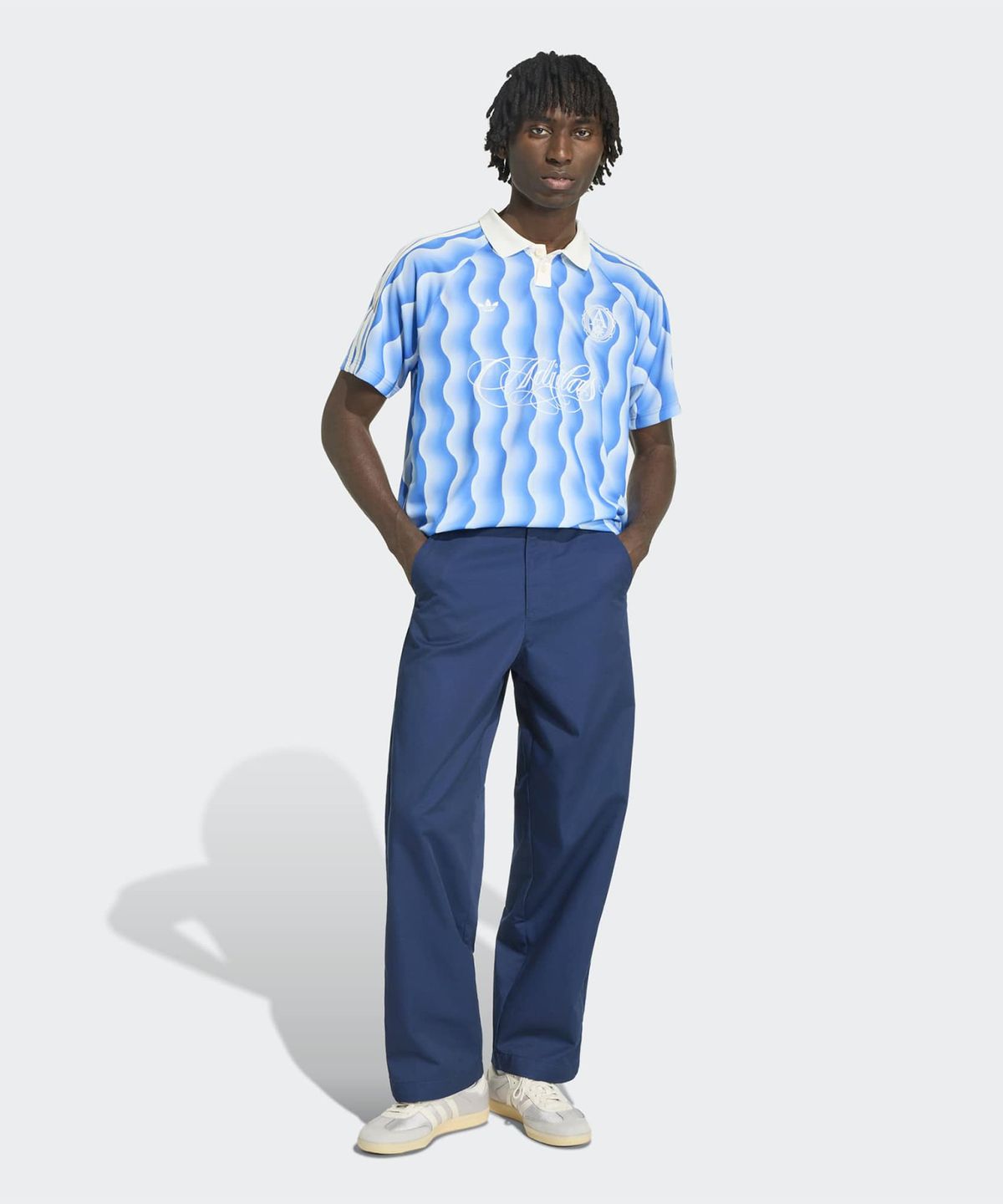 아디다스(ADIDAS) 서머 저지 - 블루:화이트 / KX1258