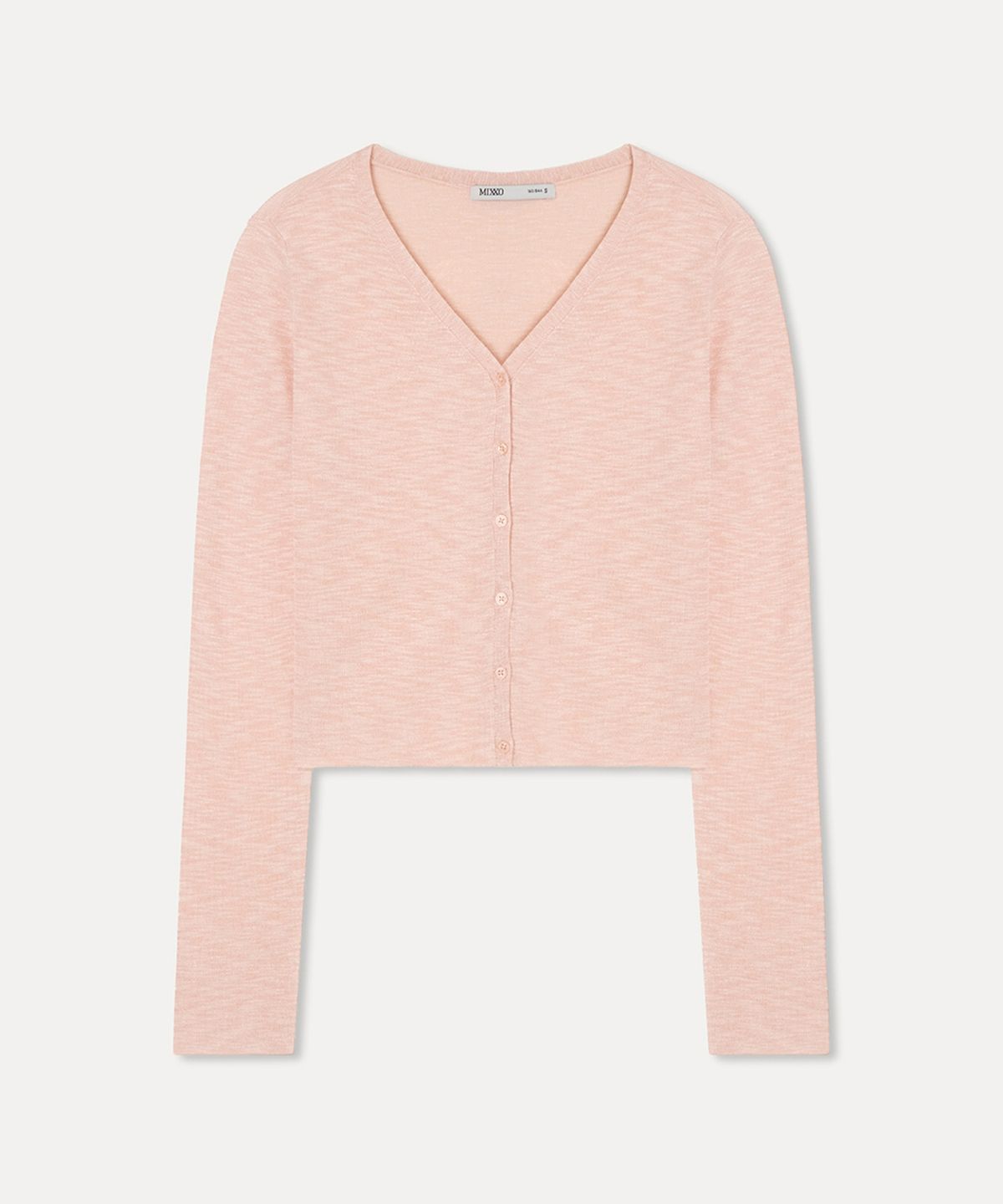 미쏘(MIXXO) 브이넥 시스루 가디건_MIWCKG720T