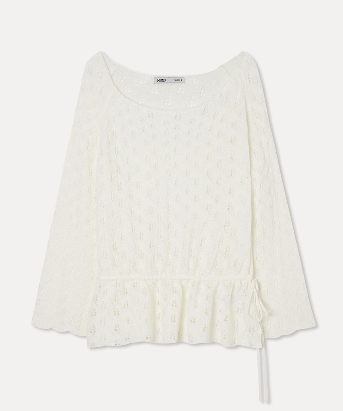미쏘(MIXXO) 헤어리 스트링 스카시 니트 MIWKAG55QT MIWKAG92QT