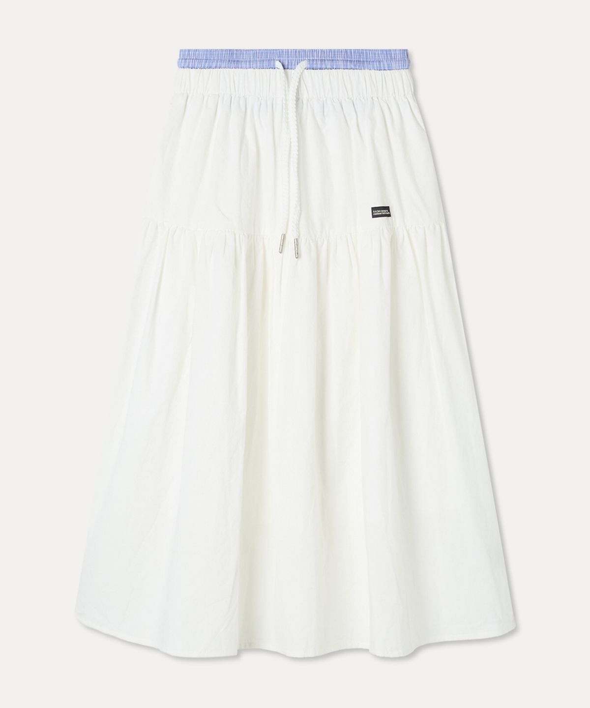 미쏘(MIXXO) 배색 밴딩 스커트 RE WHG52SS_MIWWHG53QG