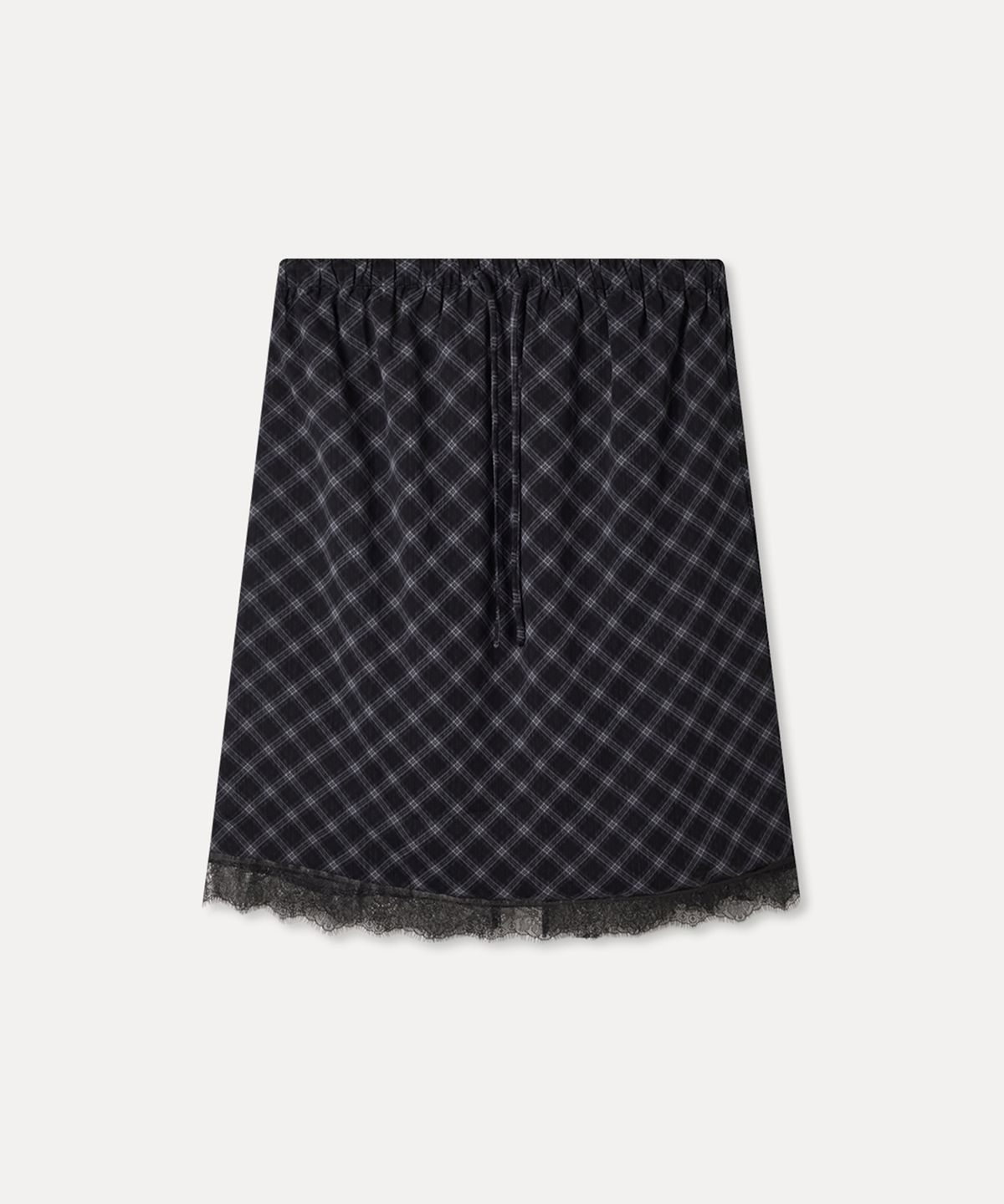 미쏘(MIXXO) Sheer Lace Midi Skirt
