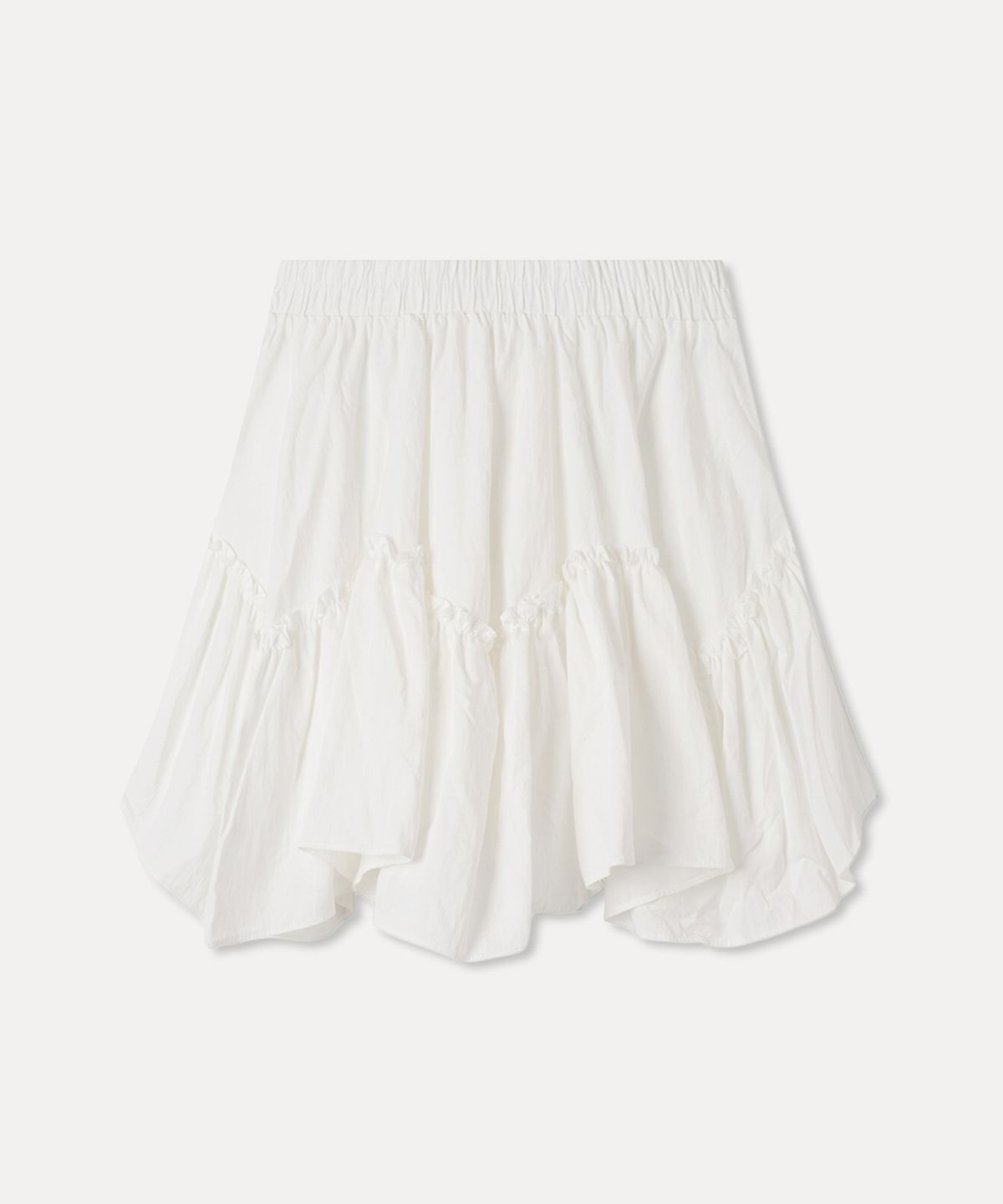 미쏘(MIXXO) 코튼 밴딩 프릴 스커트 RE WHG50TS_MIWWHG70QS