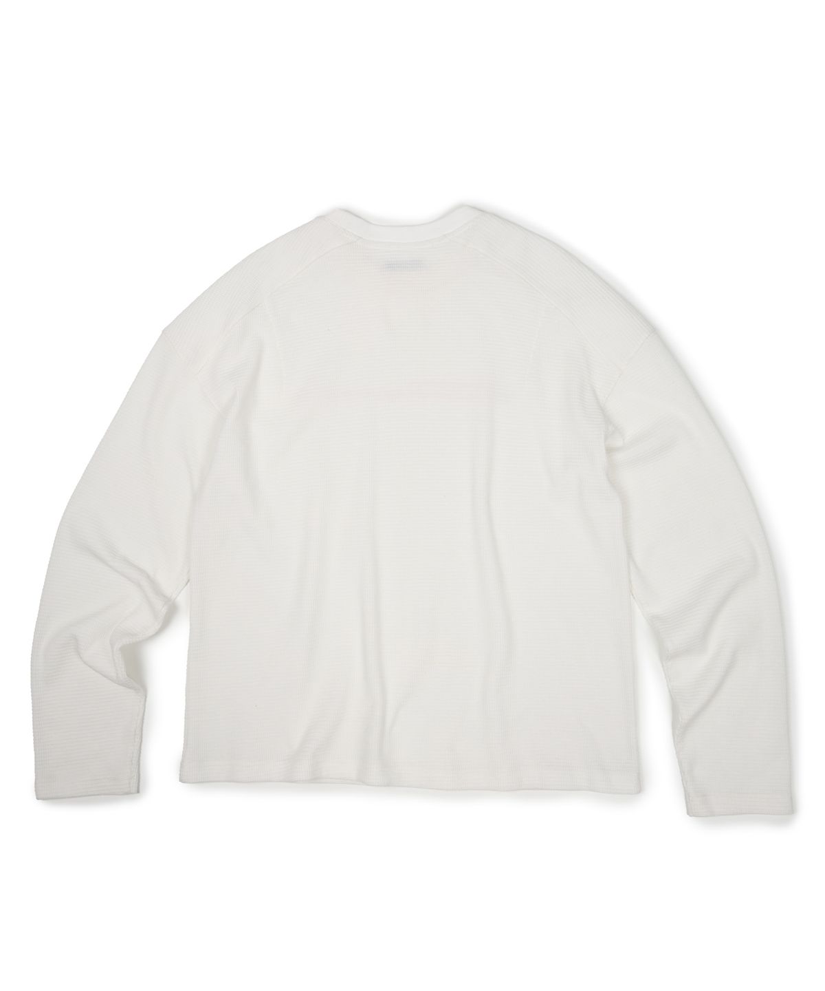 이티씨이(ETCE) TEAM WAFFLE L/S TEE (WHITE)