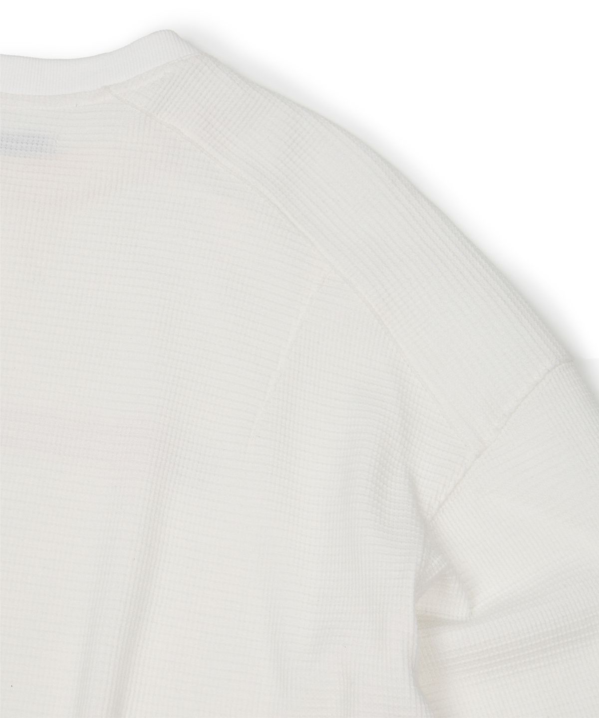 이티씨이(ETCE) TEAM WAFFLE L/S TEE (WHITE)