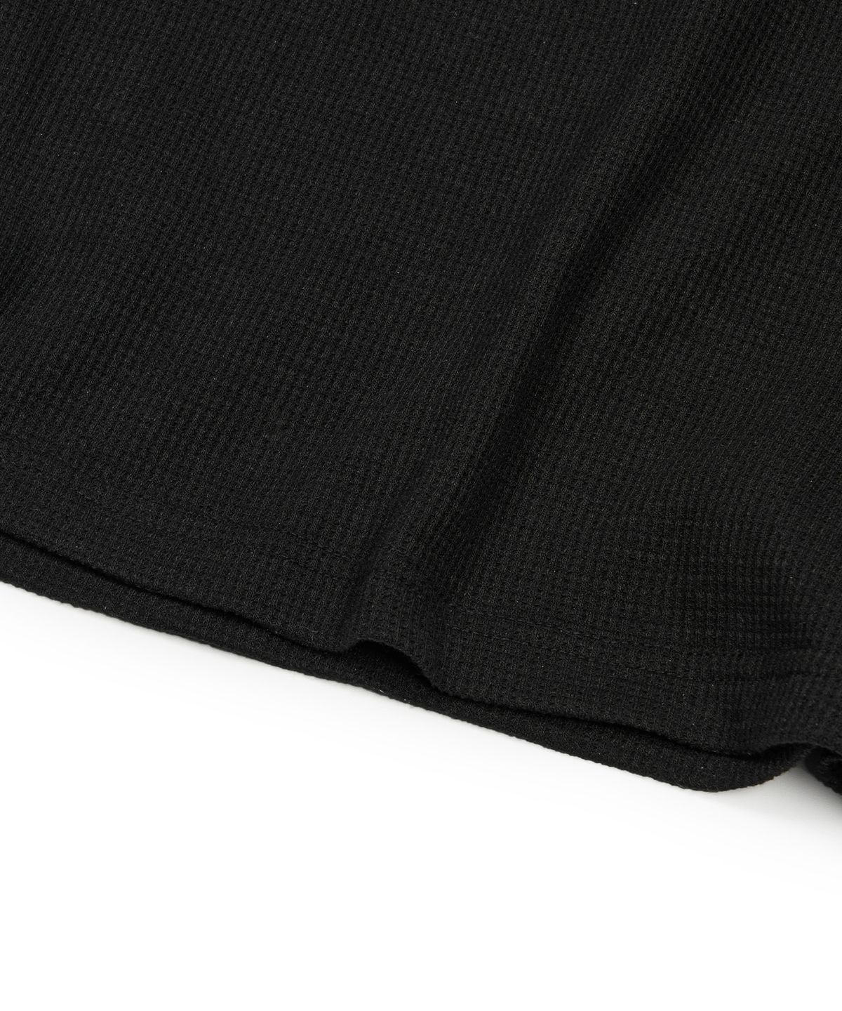 이티씨이(ETCE) TEAM WAFFLE L/S TEE (BLACK)