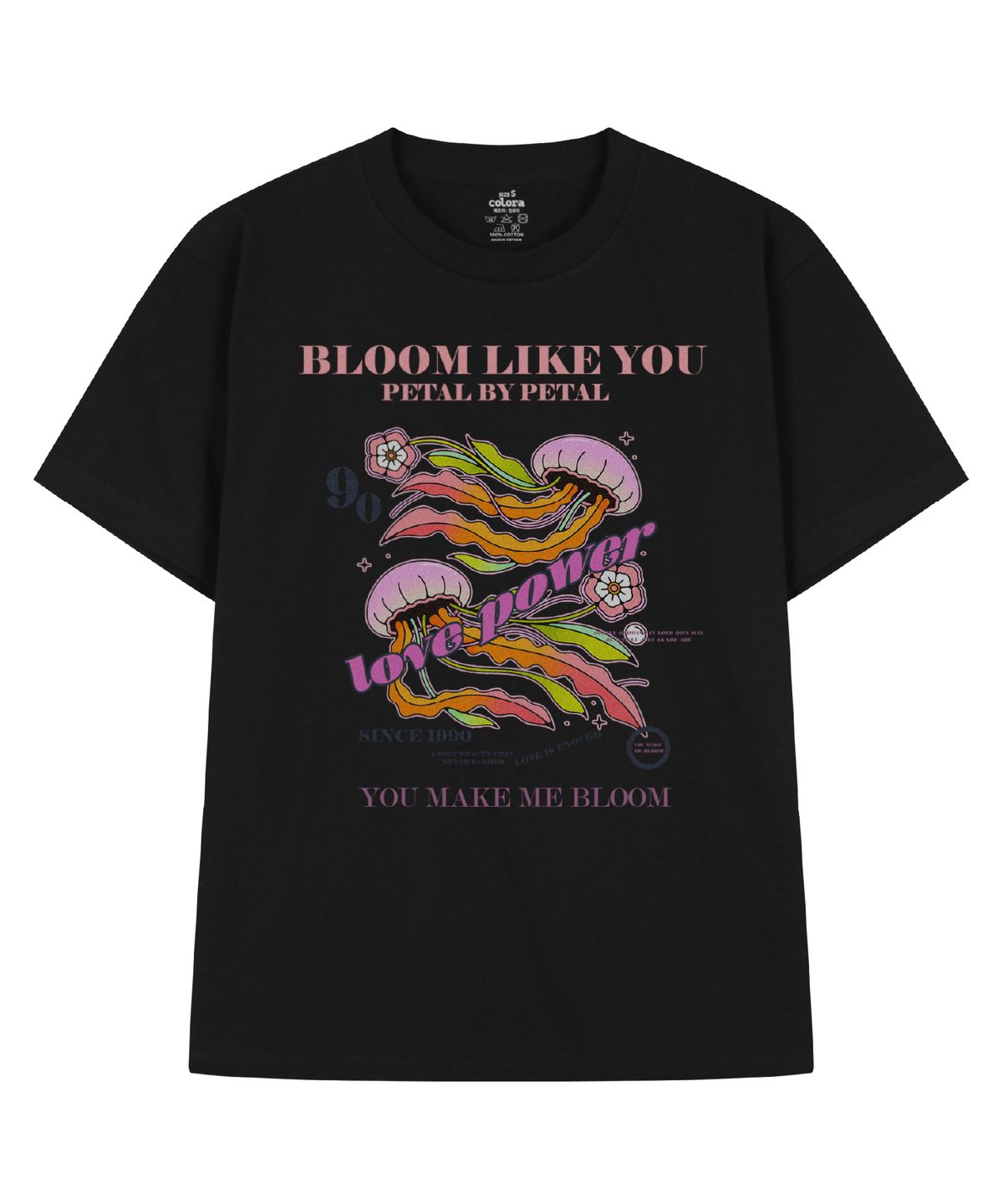 컬로라(COLORA) 러브파워 반팔 티셔츠 (3color)