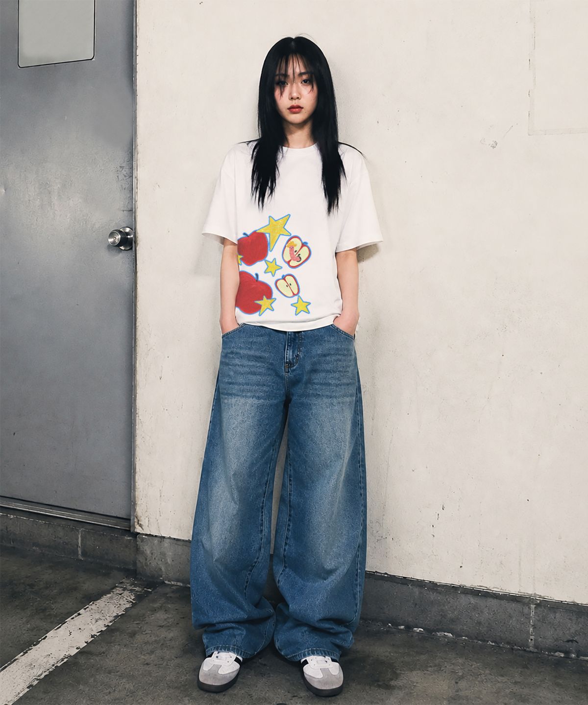컬로라(COLORA) 스타애플 반팔 티셔츠 (3color)