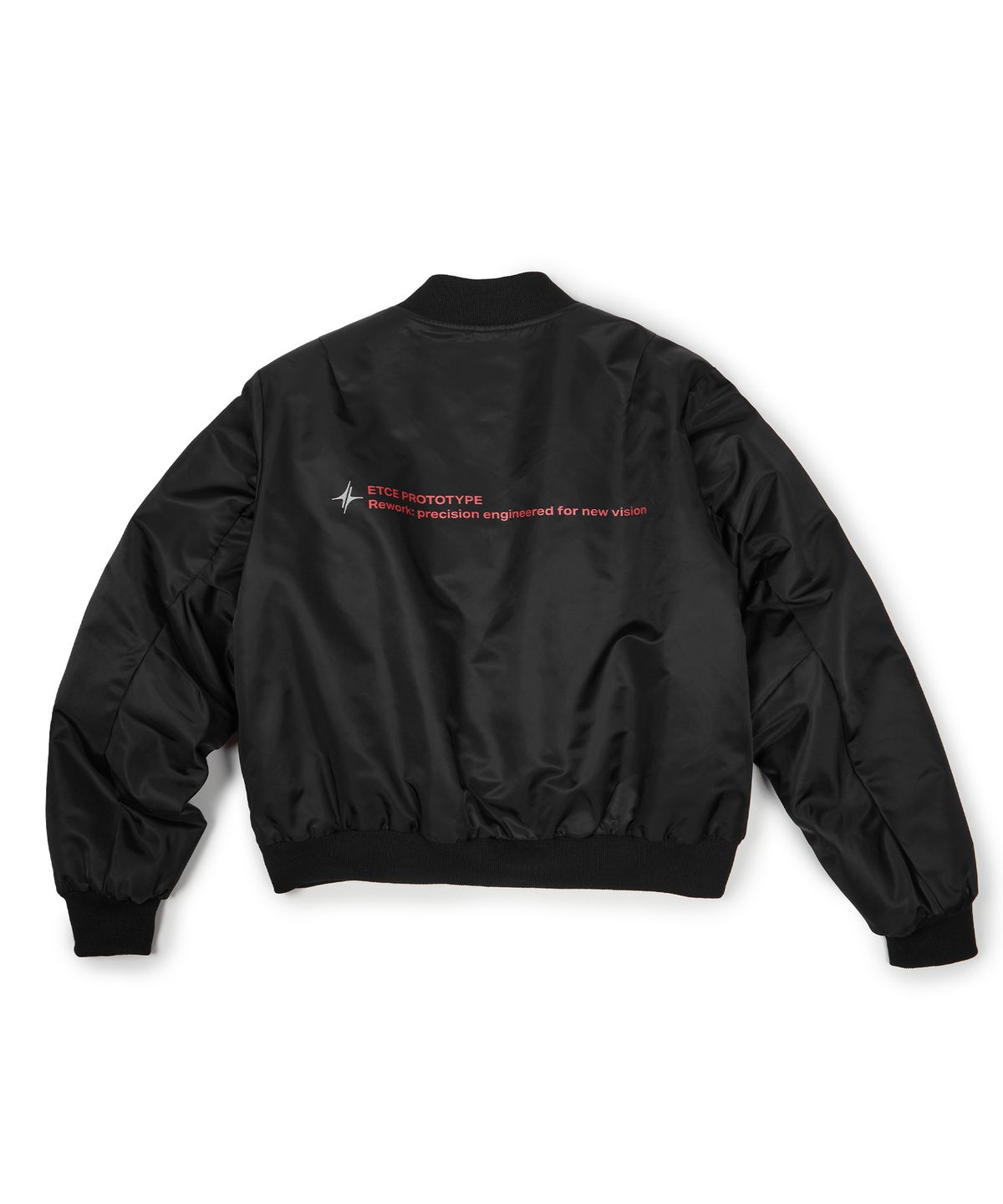 이티씨이(ETCE) TEAM ZIPPER BOMBER (BLACK)