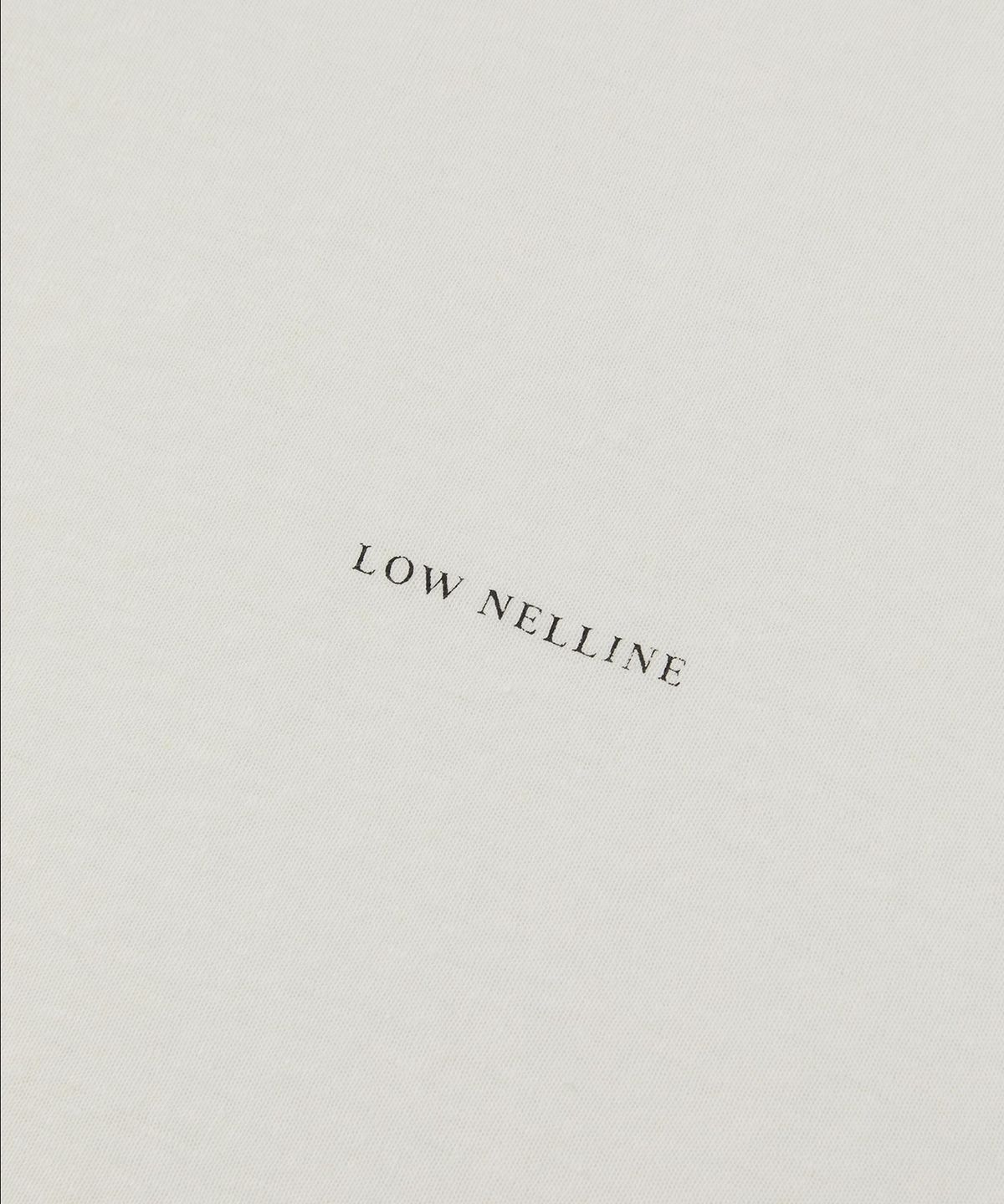 로우넬라인(LOW NELLINE) PARASOL LINEN WASHING T-SHIRT_WHITE