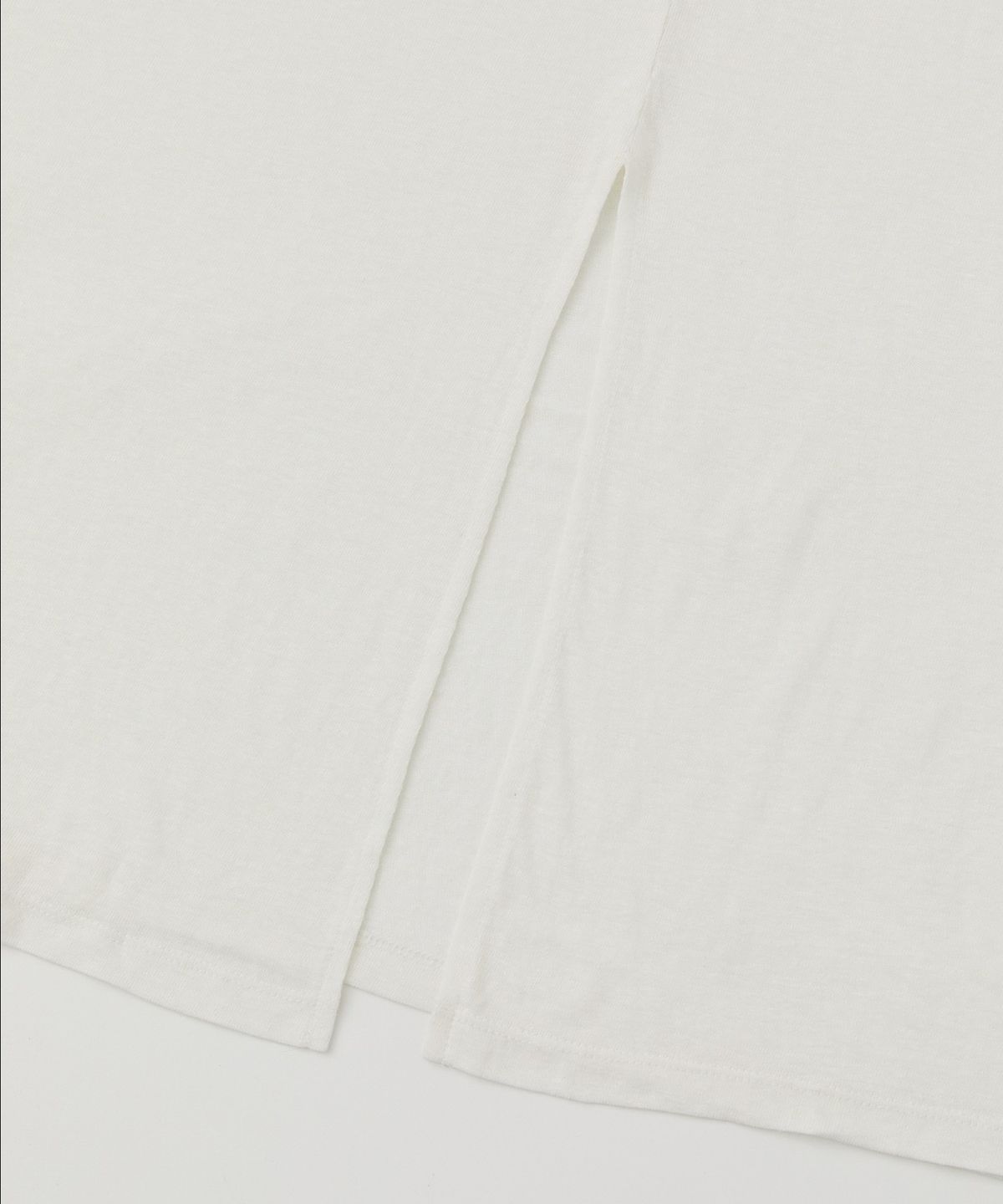 로우넬라인(LOW NELLINE) PARASOL LINEN WASHING T-SHIRT_WHITE