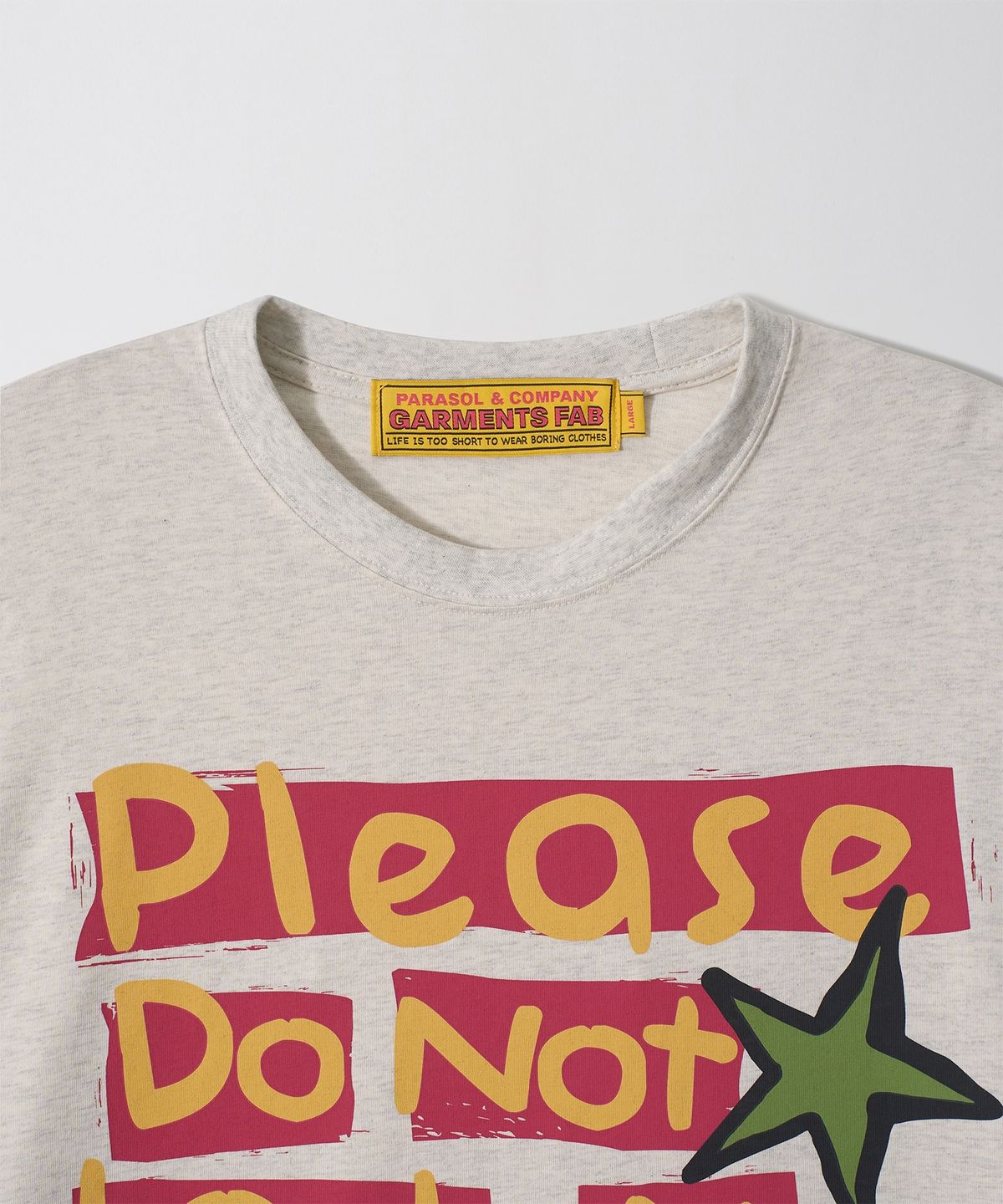 가먼츠팹(GARMENTS FAB) Dont Look At This Tee (OATMEAL)