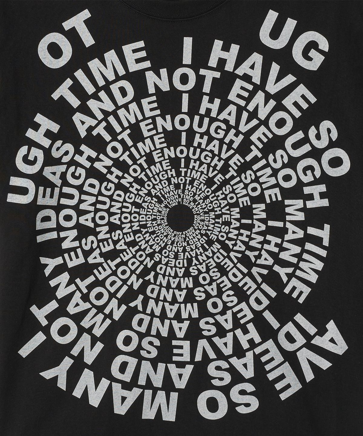 가먼츠팹(GARMENTS FAB) Bingle Bingle Lettering Tee (BLACK)