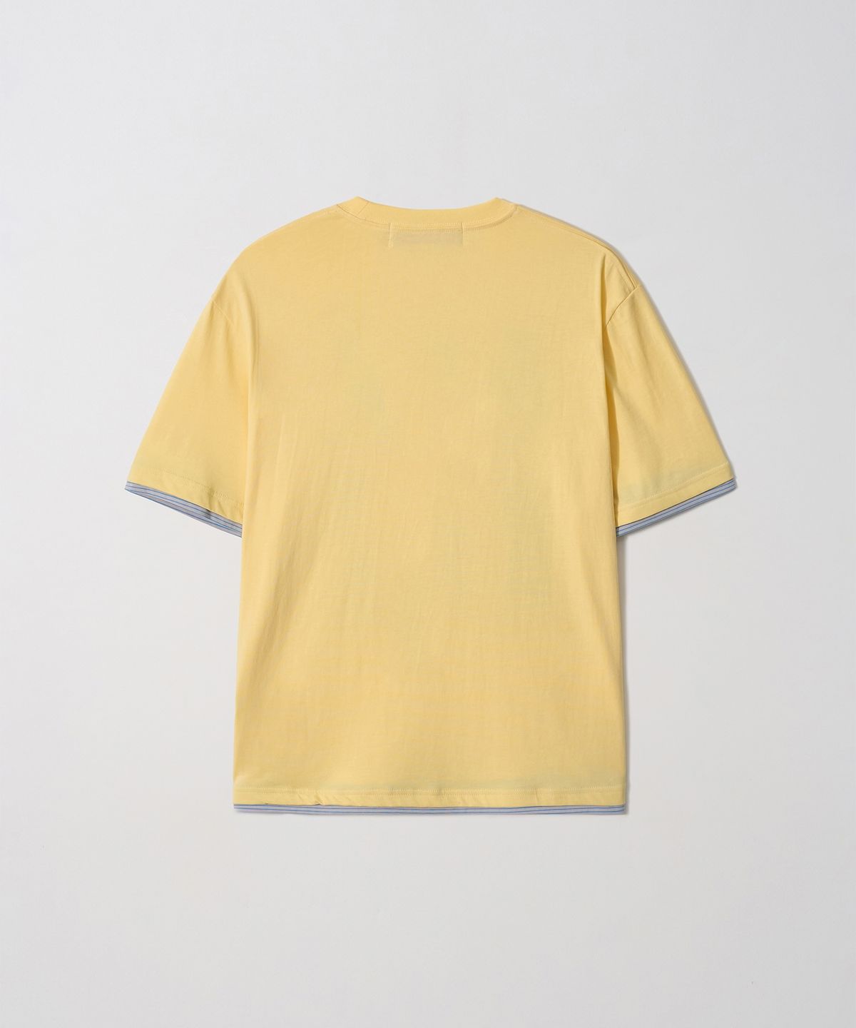 가먼츠팹(GARMENTS FAB) Hi Stripe Layered Tee (YELLOW)