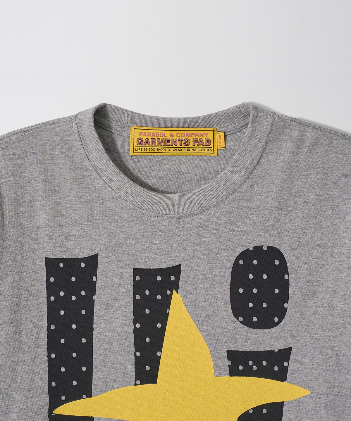 가먼츠팹(GARMENTS FAB) Hi Stripe Layered Tee (MELANGE GRAY)
