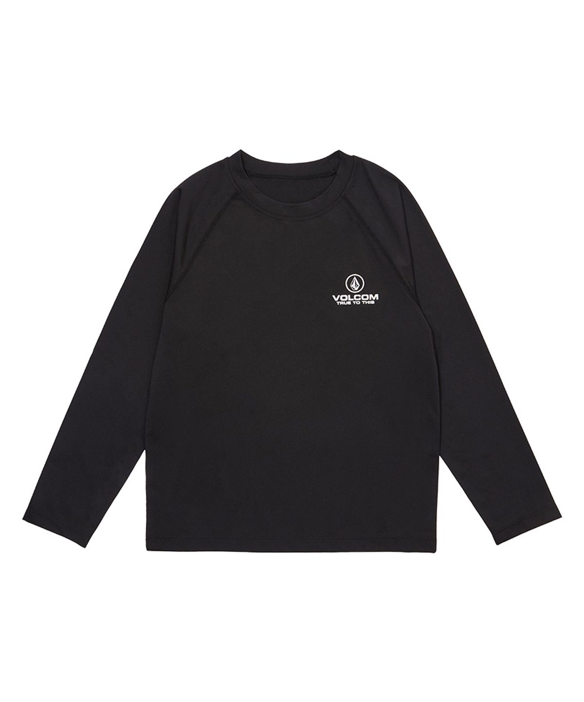 볼컴 키즈(VOLCOM KIDS) 볼컴 심볼 로고 아쿠아 래쉬가드 수영복 티셔츠 D5M025
