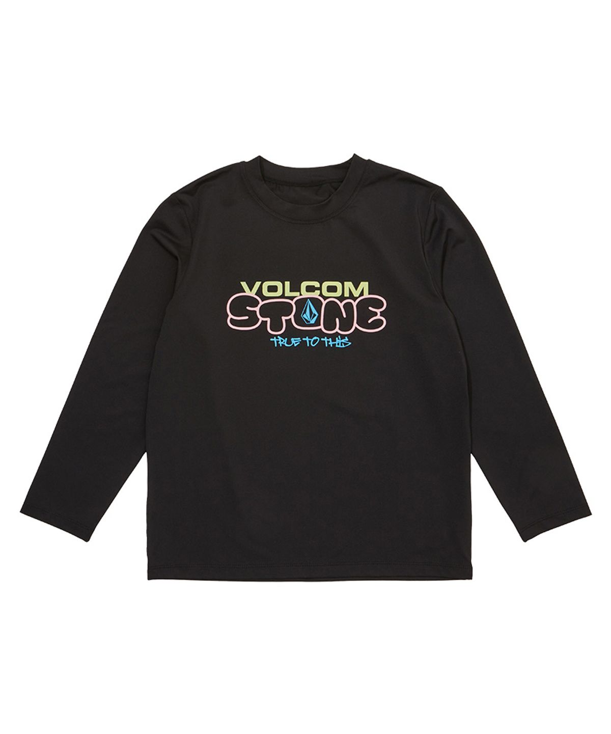 볼컴 키즈(VOLCOM KIDS) 볼컴 드로잉 아쿠아 래쉬가드 수영복 티셔츠 D5M026