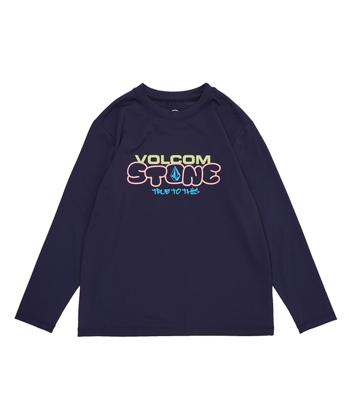 볼컴 키즈(VOLCOM KIDS) 볼컴 드로잉 아쿠아 래쉬가드 수영복 티셔츠 D5M026