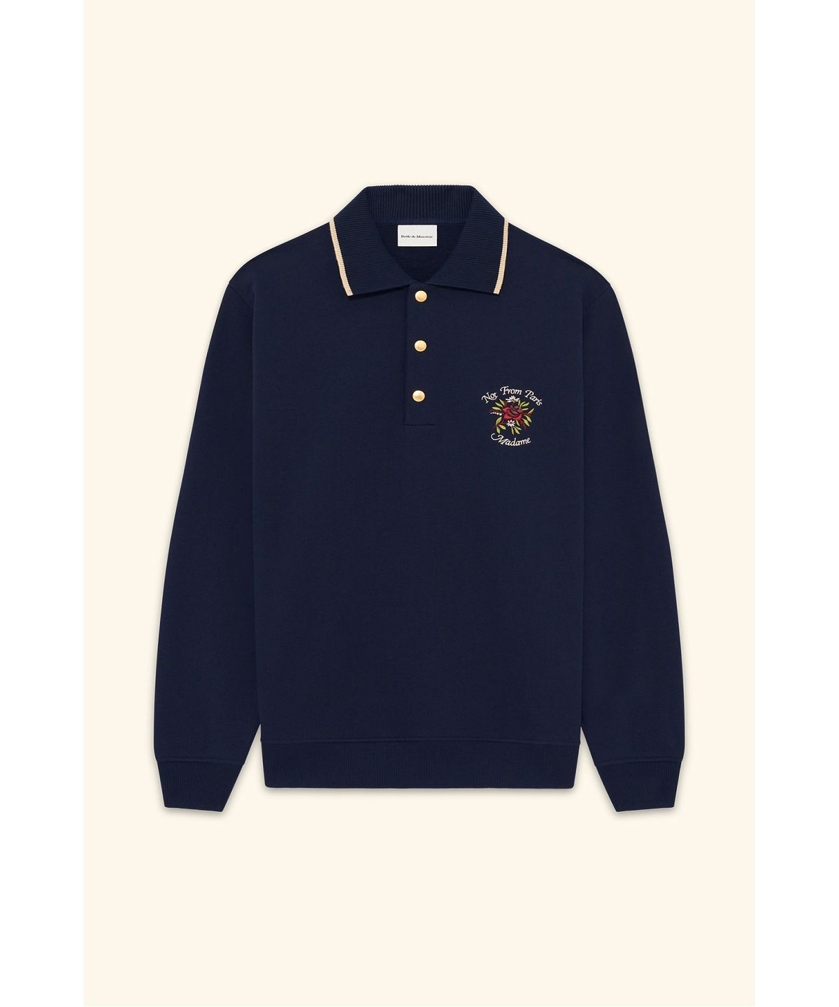 드롤드무슈(DROLE DE MONSIEUR) 로즈 슬로건 폴로 Polo Slogan Rose D0TPS26200NYX