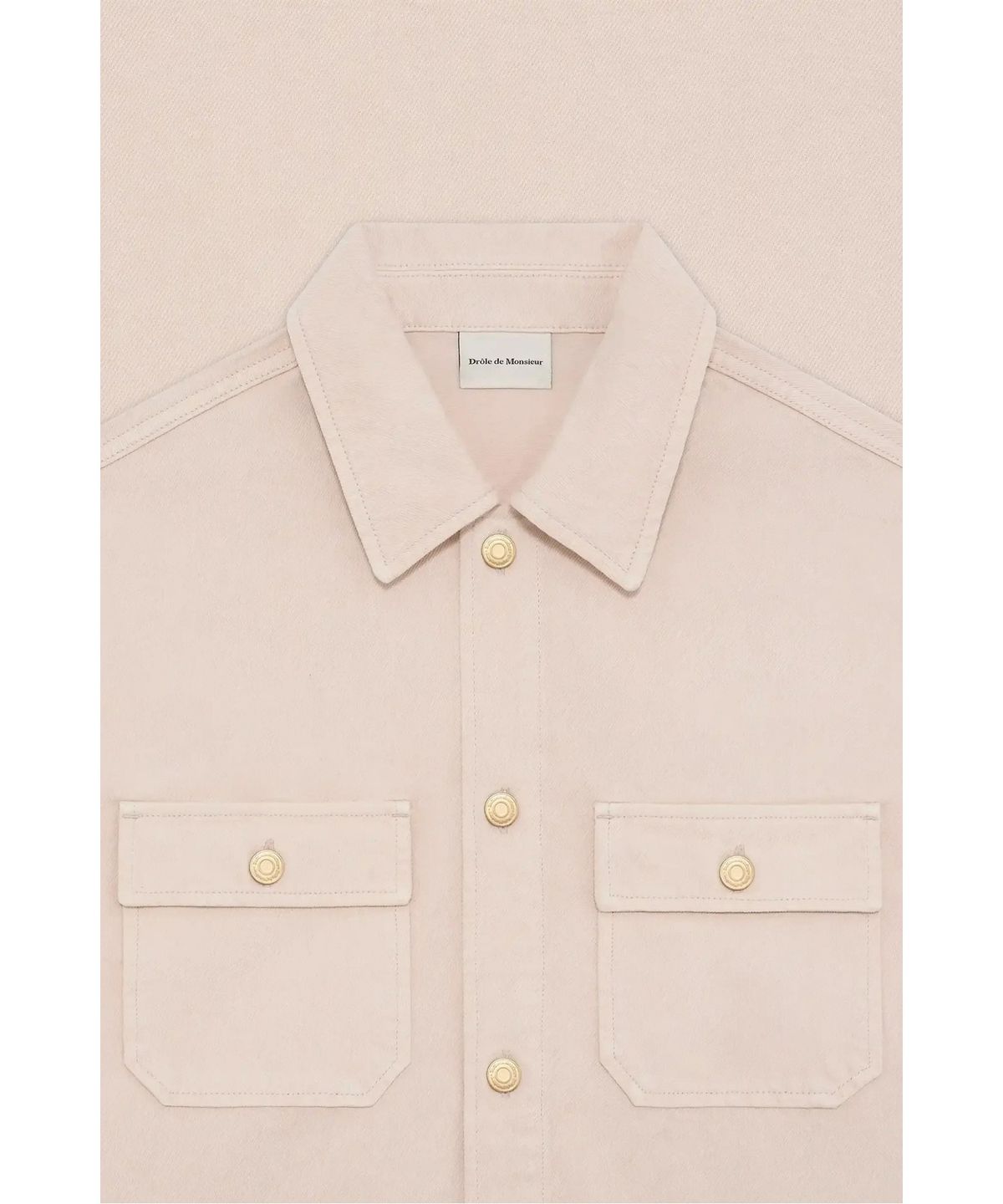 드롤드무슈(DROLE DE MONSIEUR) 베이지 데님 셔츠 Chemise Denim Beige D0JSS26101IVX