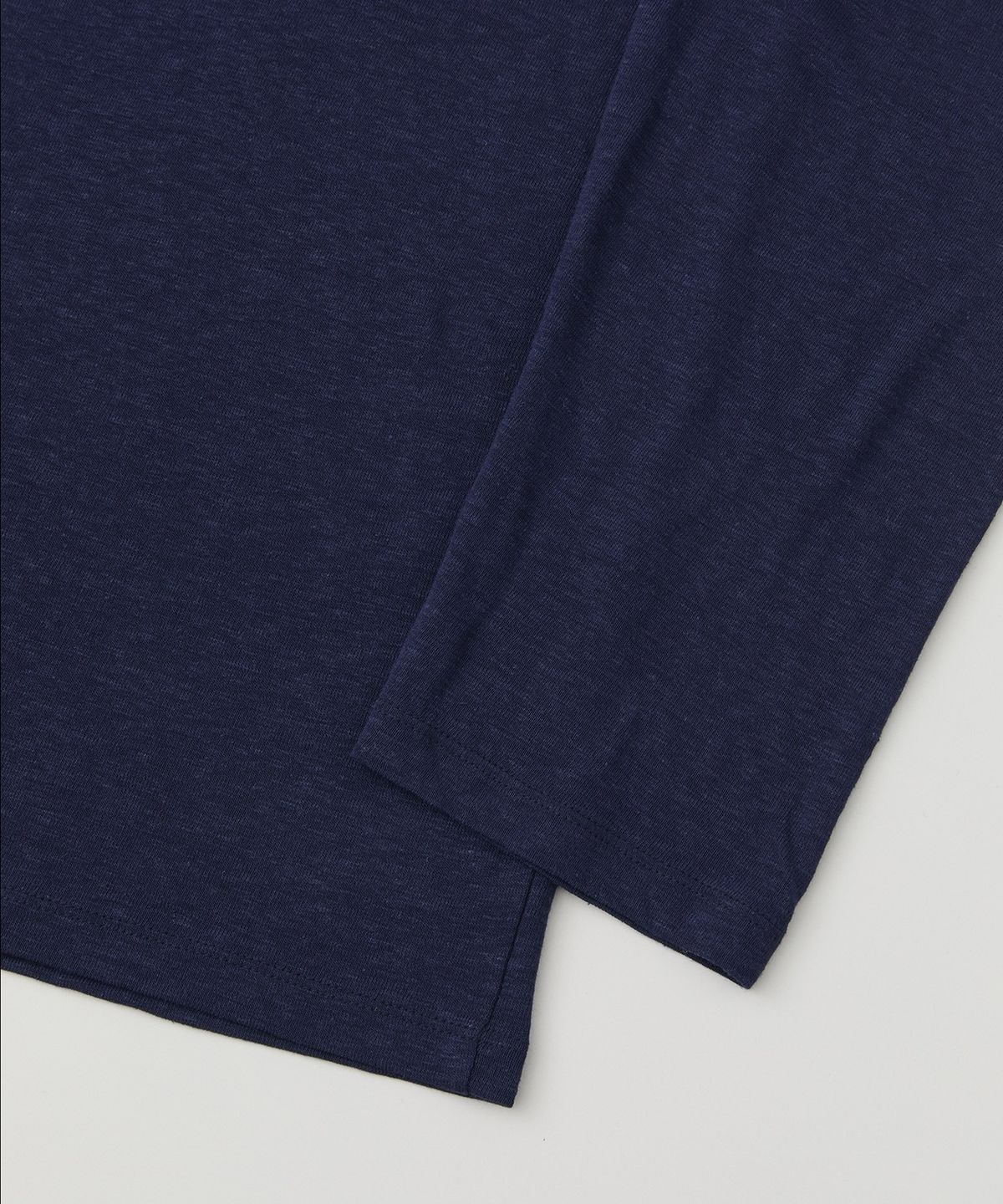 로우넬라인(LOW NELLINE) PARASOL LINEN WASHING T-SHIRT_ NAVY