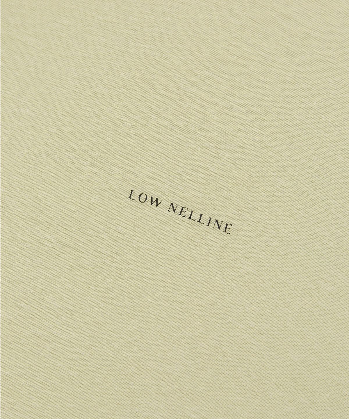 로우넬라인(LOW NELLINE) PARASOL LINEN WASHING T-SHIRT_ YELLOW