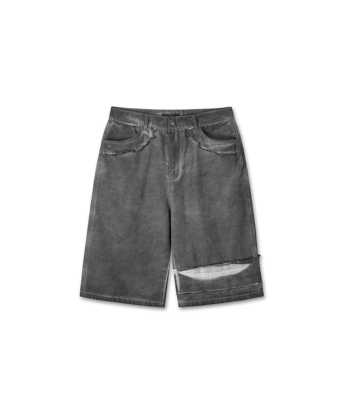9999아카이브(9999ARCHIVE) Cut-Out Vintage Bermuda Pants