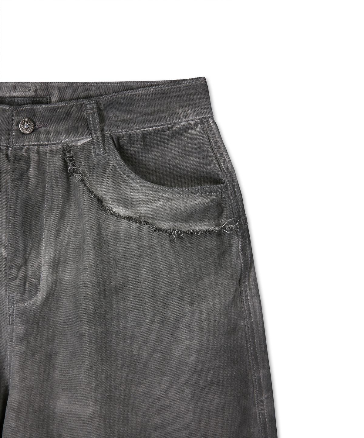 9999아카이브(9999ARCHIVE) Cut-Out Vintage Bermuda Pants