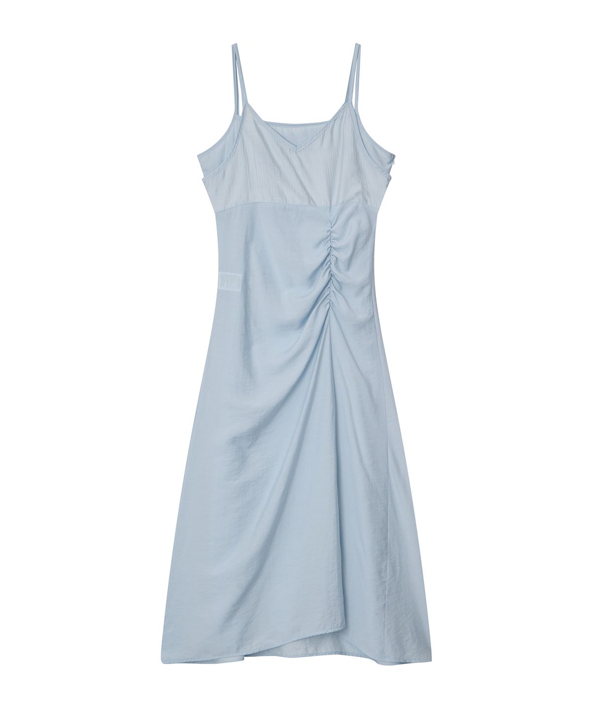 마롯(MARROT) Sheer Striped Slip Dress_Skyblue