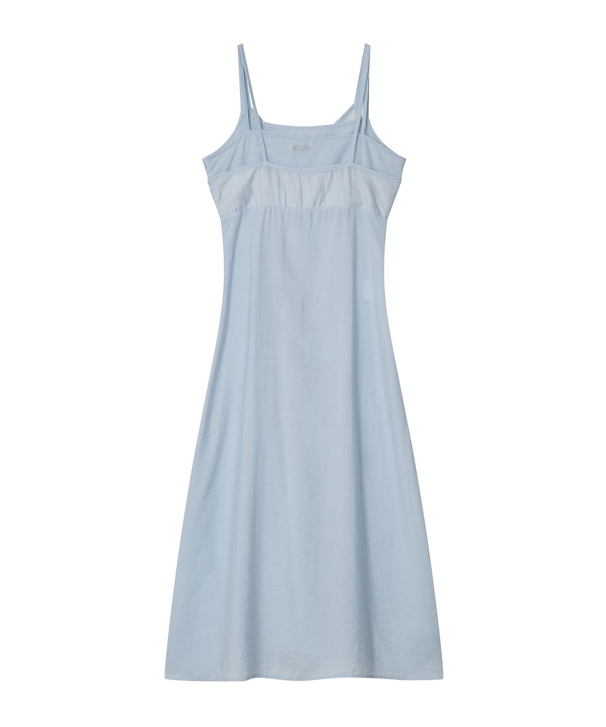 마롯(MARROT) Sheer Striped Slip Dress_Skyblue