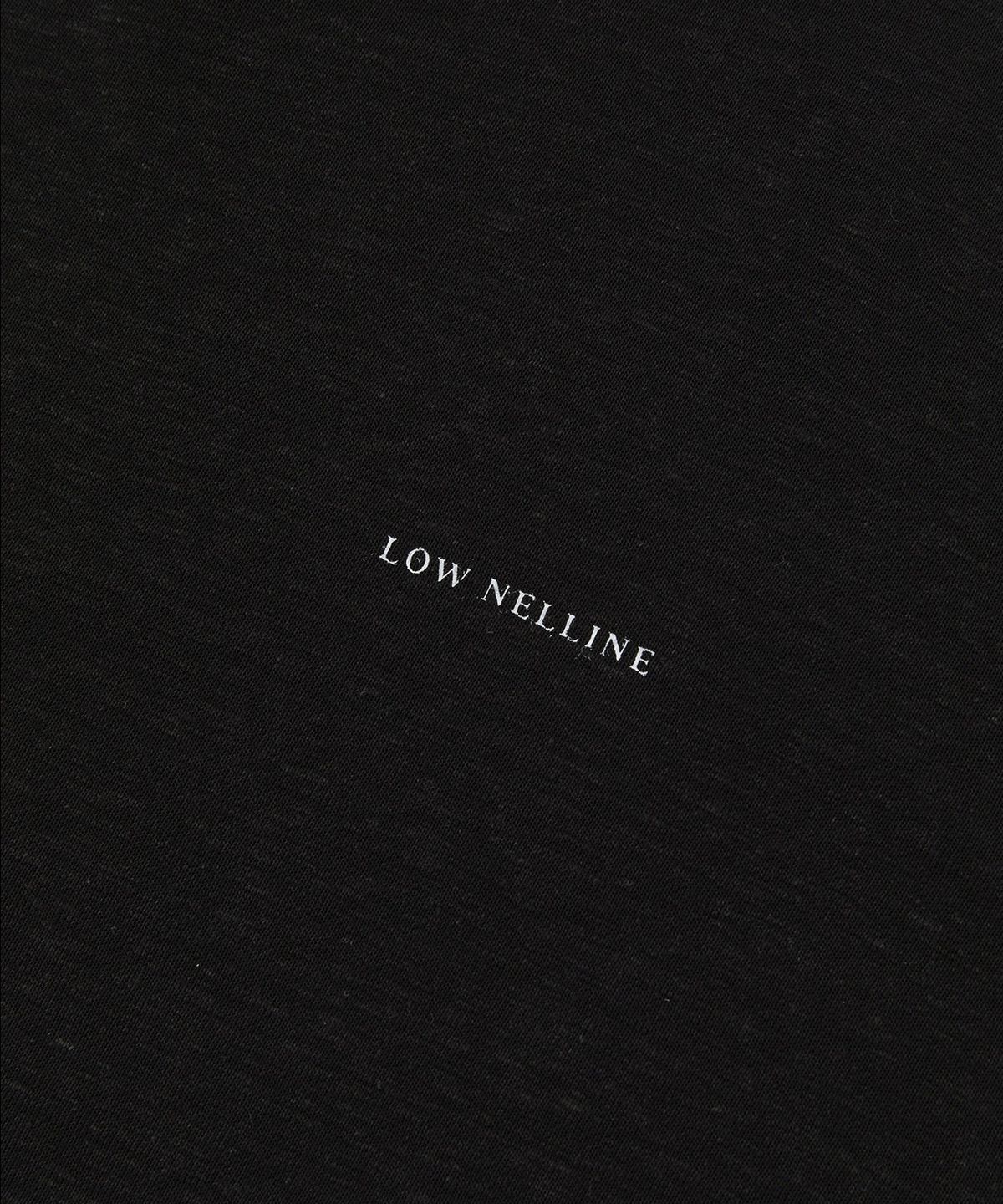 로우넬라인(LOW NELLINE) PARASOL LINEN WASHING T-SHIRT_ BLACK
