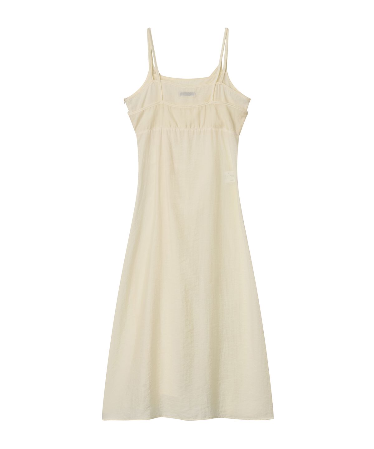 마롯(MARROT) Sheer Striped Slip Dress_Cream