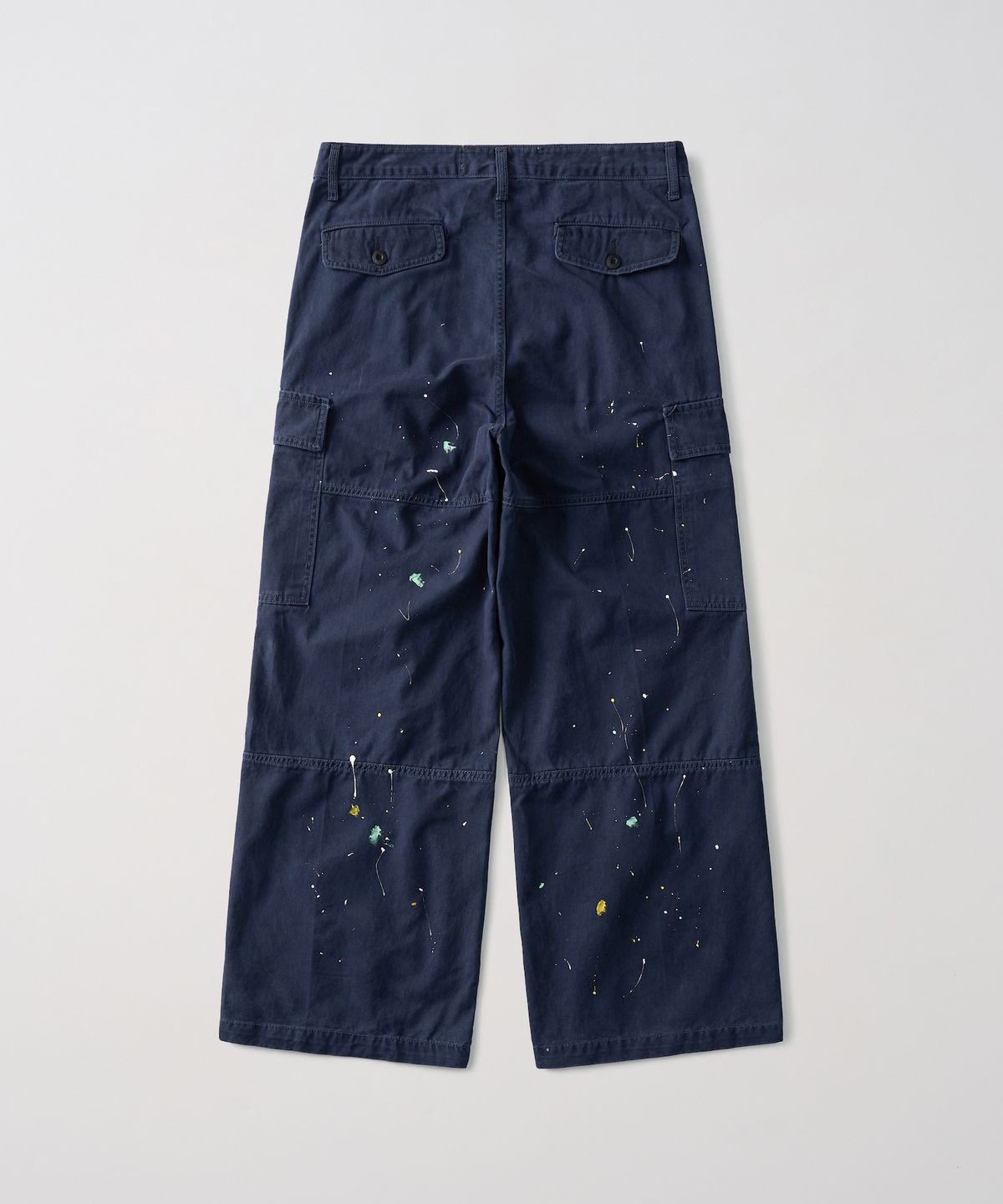 가먼츠팹(GARMENTS FAB) Washed Cargo Painted Pants (NAVY)