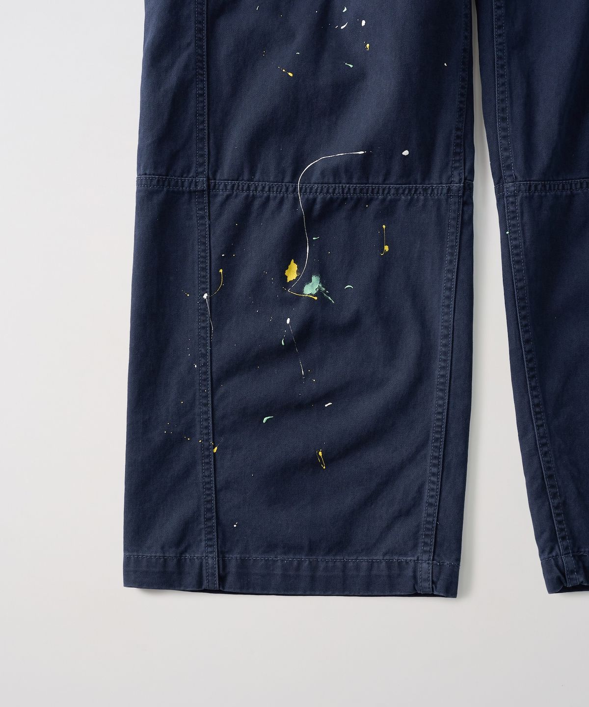 가먼츠팹(GARMENTS FAB) Washed Cargo Painted Pants (NAVY)
