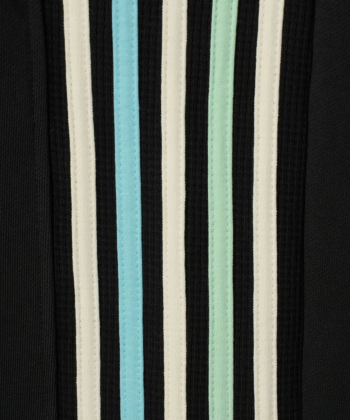 가먼츠팹(GARMENTS FAB) Rainbow Binding Sweatpants (BLACK)