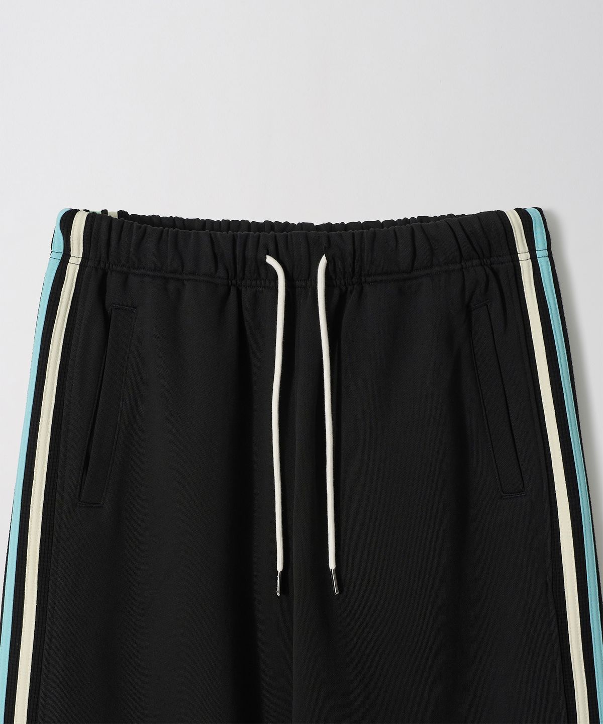 가먼츠팹(GARMENTS FAB) Rainbow Binding Sweatpants (BLACK)