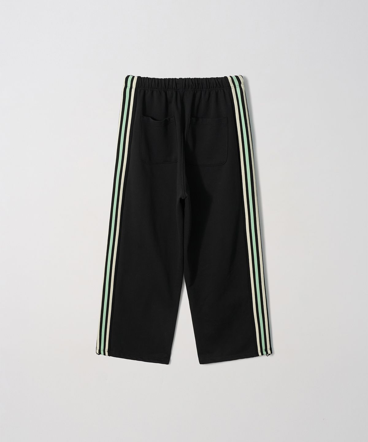 가먼츠팹(GARMENTS FAB) Rainbow Binding Sweatpants (BLACK)