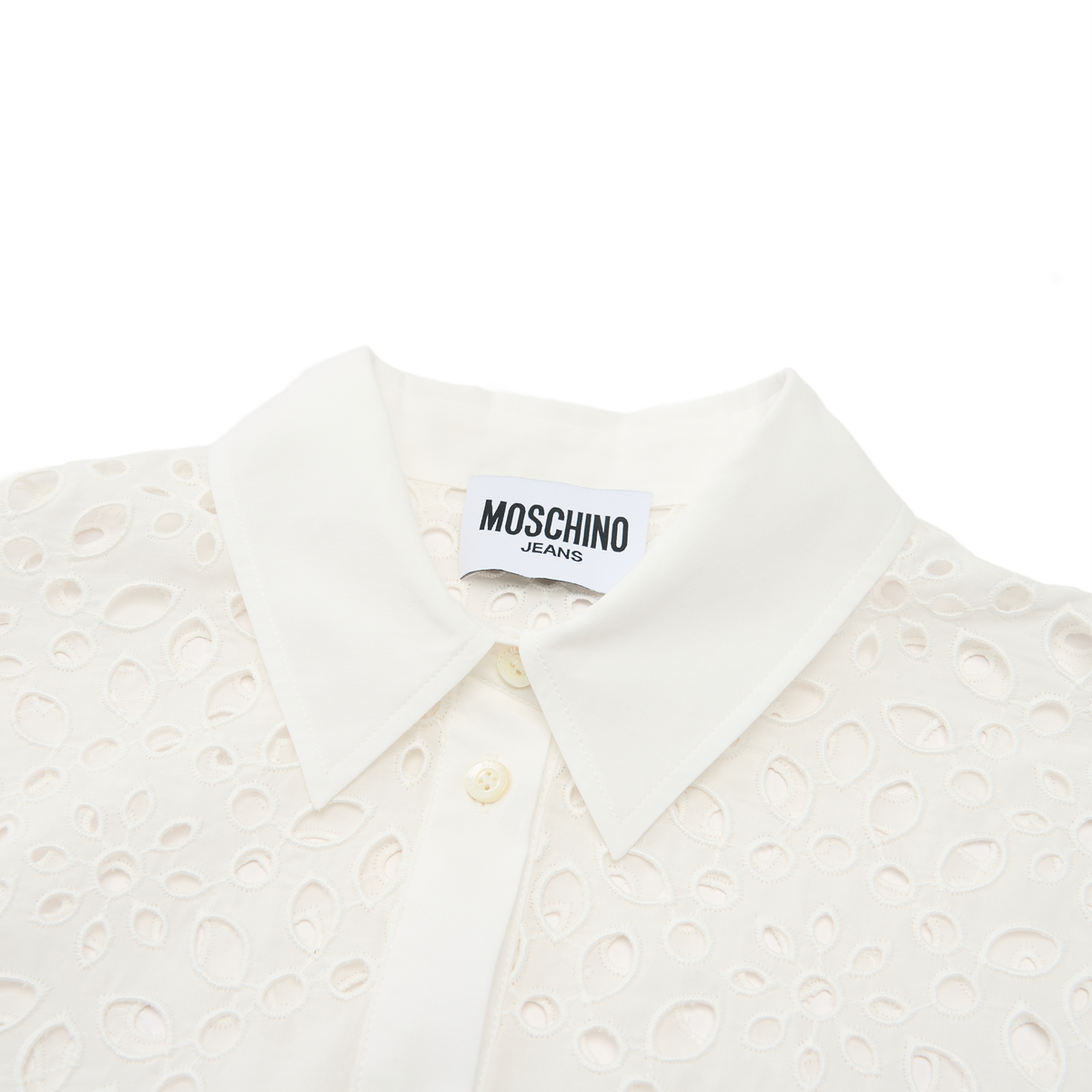 모스키노(MOSCHINO) 진스 펀칭 코튼 셔츠