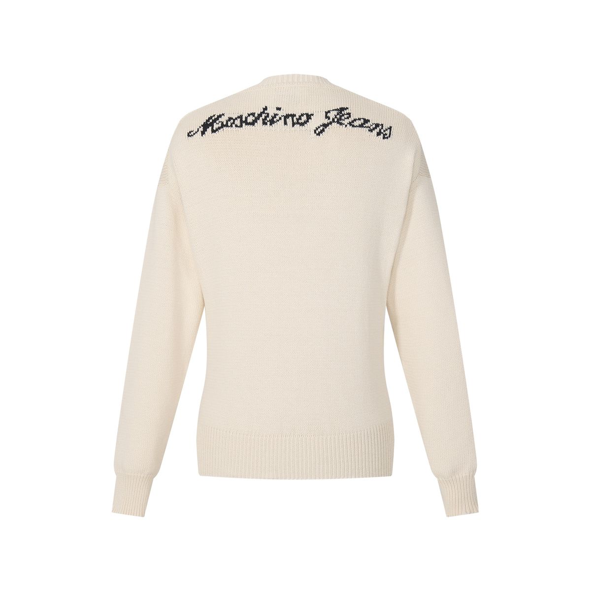 모스키노(MOSCHINO) 진스 러브앤피스 플라워 니트